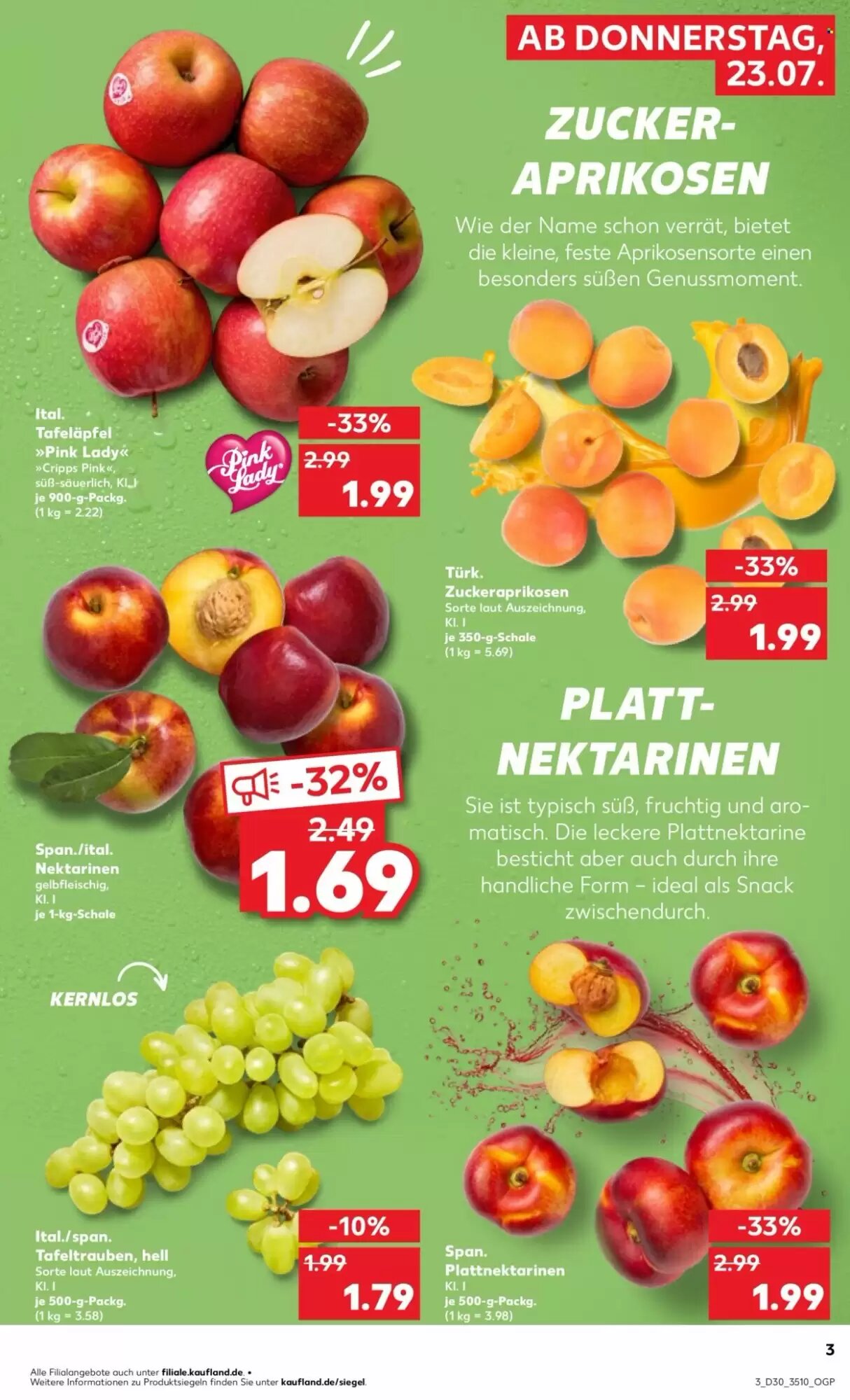 Kaufland Prospekt (ab 23.07.2026) zum Blättern - Seite 3