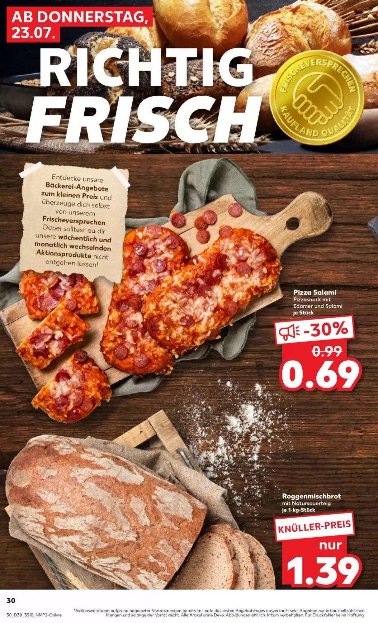 Kaufland Prospekt (ab 23.07.2026) zum Blättern - Seite 30