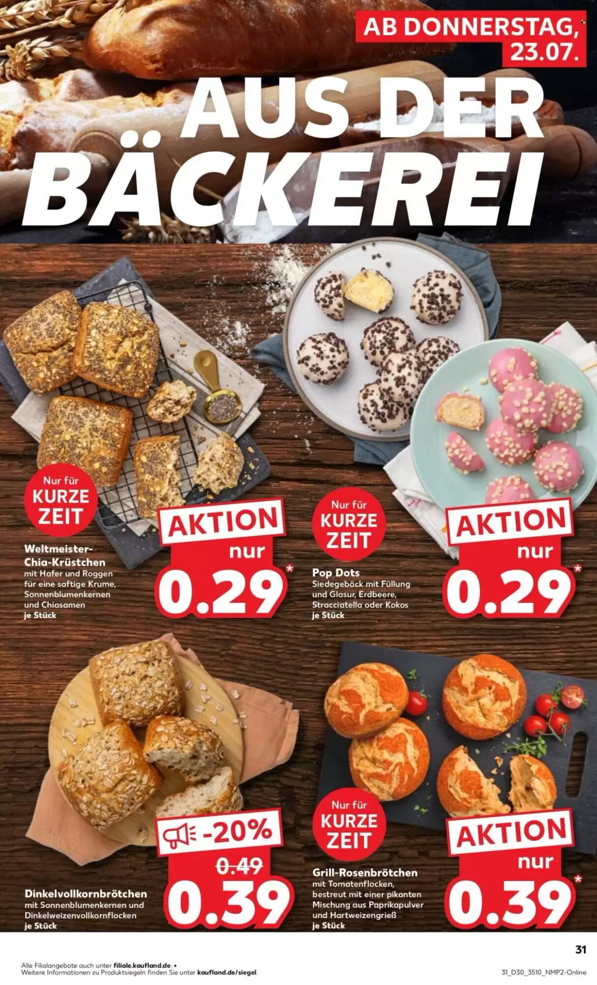 Kaufland Prospekt (ab 23.07.2026) zum Blättern - Seite 31