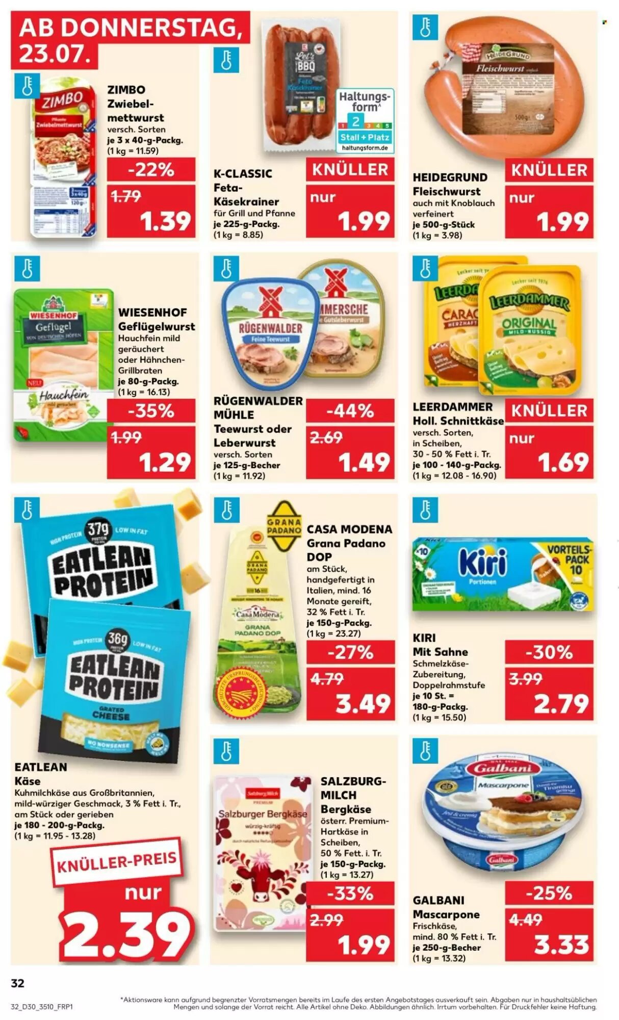 Kaufland Prospekt (ab 23.07.2026) zum Blättern - Seite 32