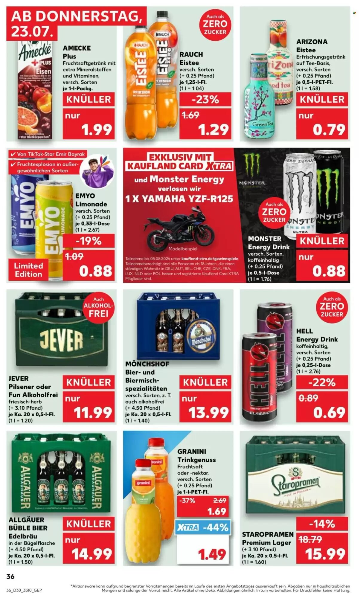 Kaufland Prospekt (ab 23.07.2026) zum Blättern - Seite 36