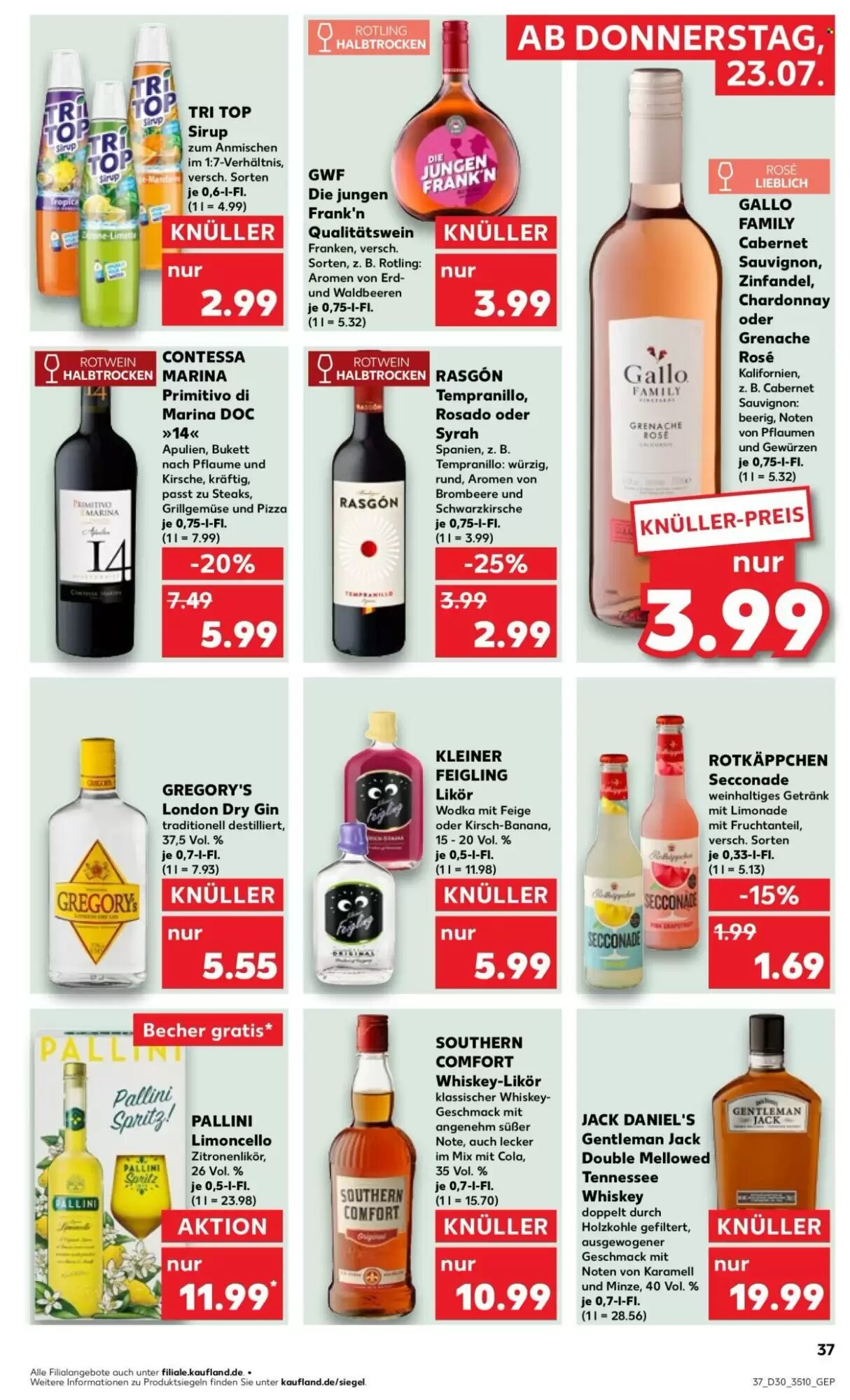 Kaufland Prospekt (ab 23.07.2026) zum Blättern - Seite 37