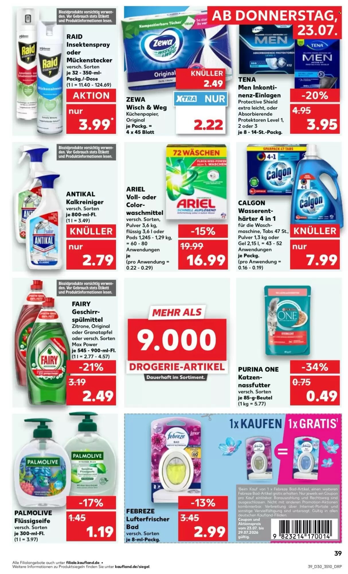 Kaufland Prospekt (ab 23.07.2026) zum Blättern - Seite 39