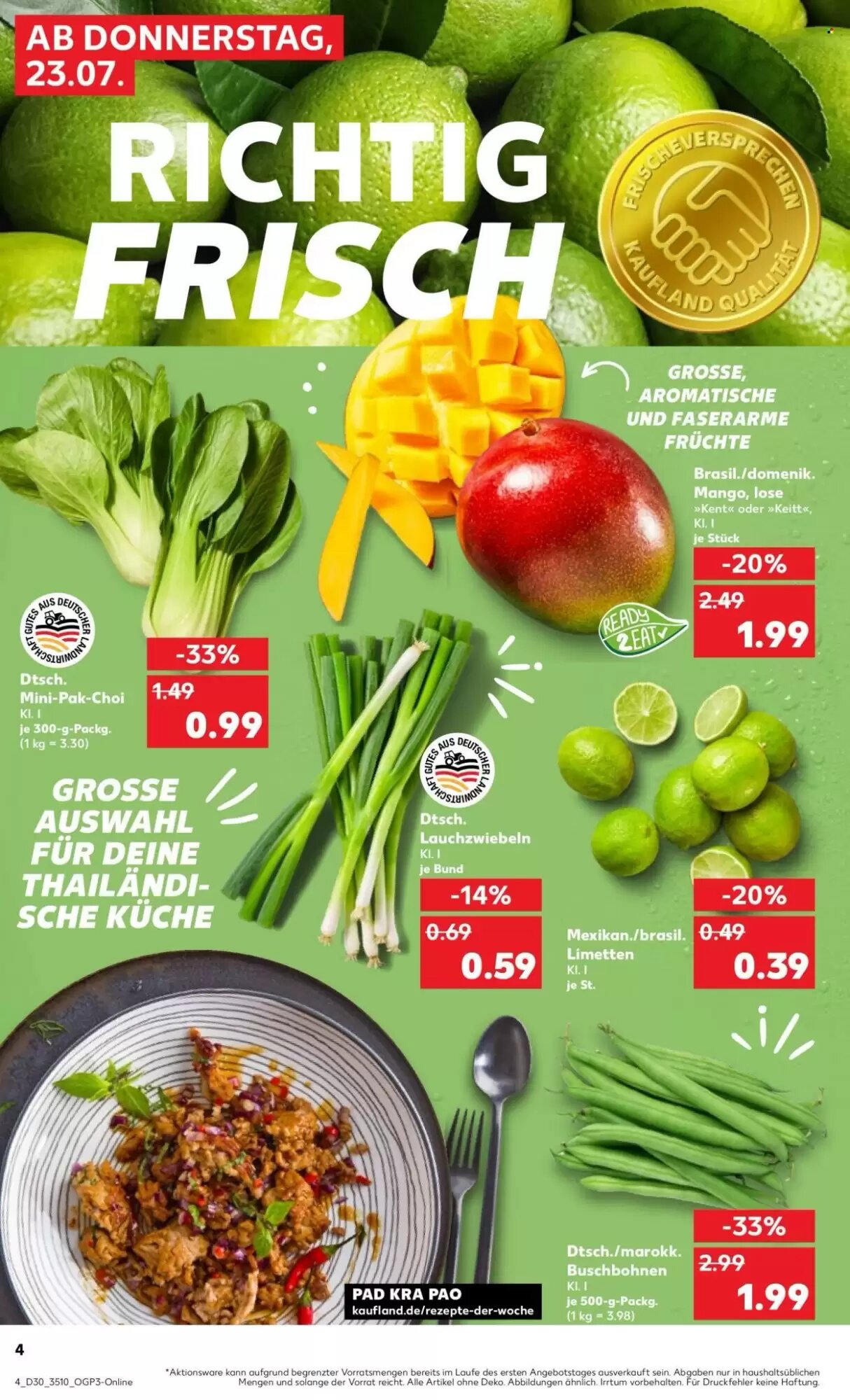 Kaufland Prospekt (ab 23.07.2026) zum Blättern - Seite 4