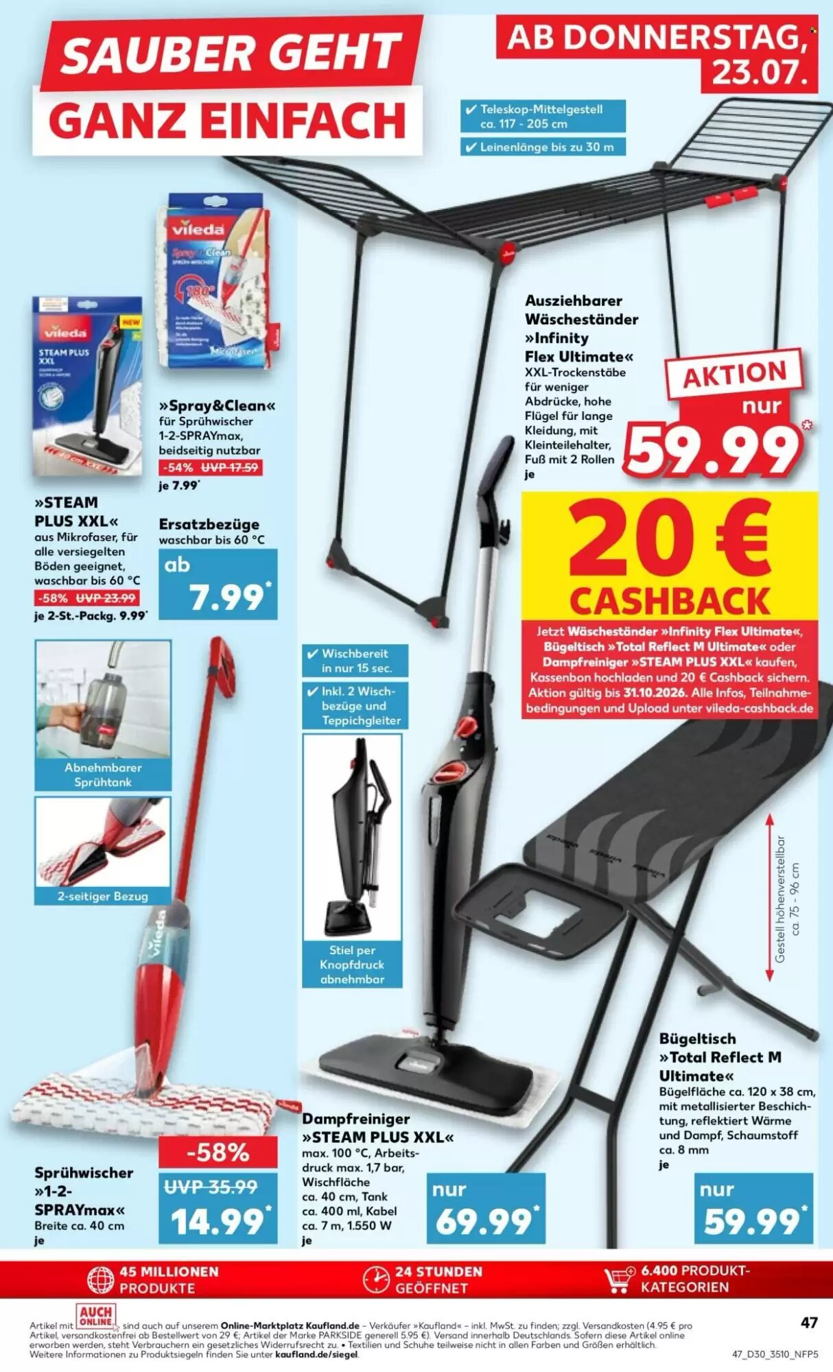 Kaufland Prospekt (ab 23.07.2026) zum Blättern - Seite 47