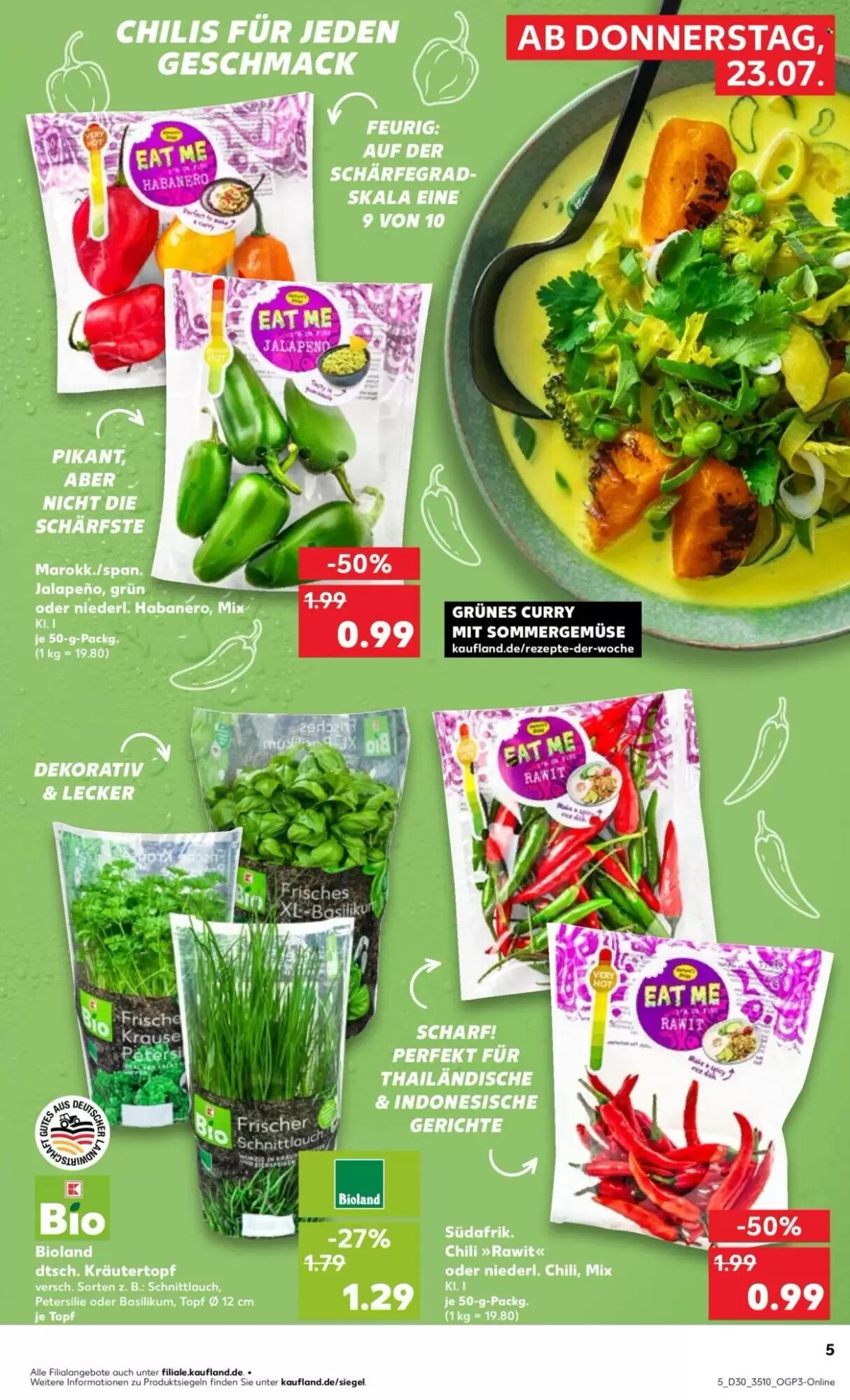 Kaufland Prospekt (ab 23.07.2026) zum Blättern - Seite 5