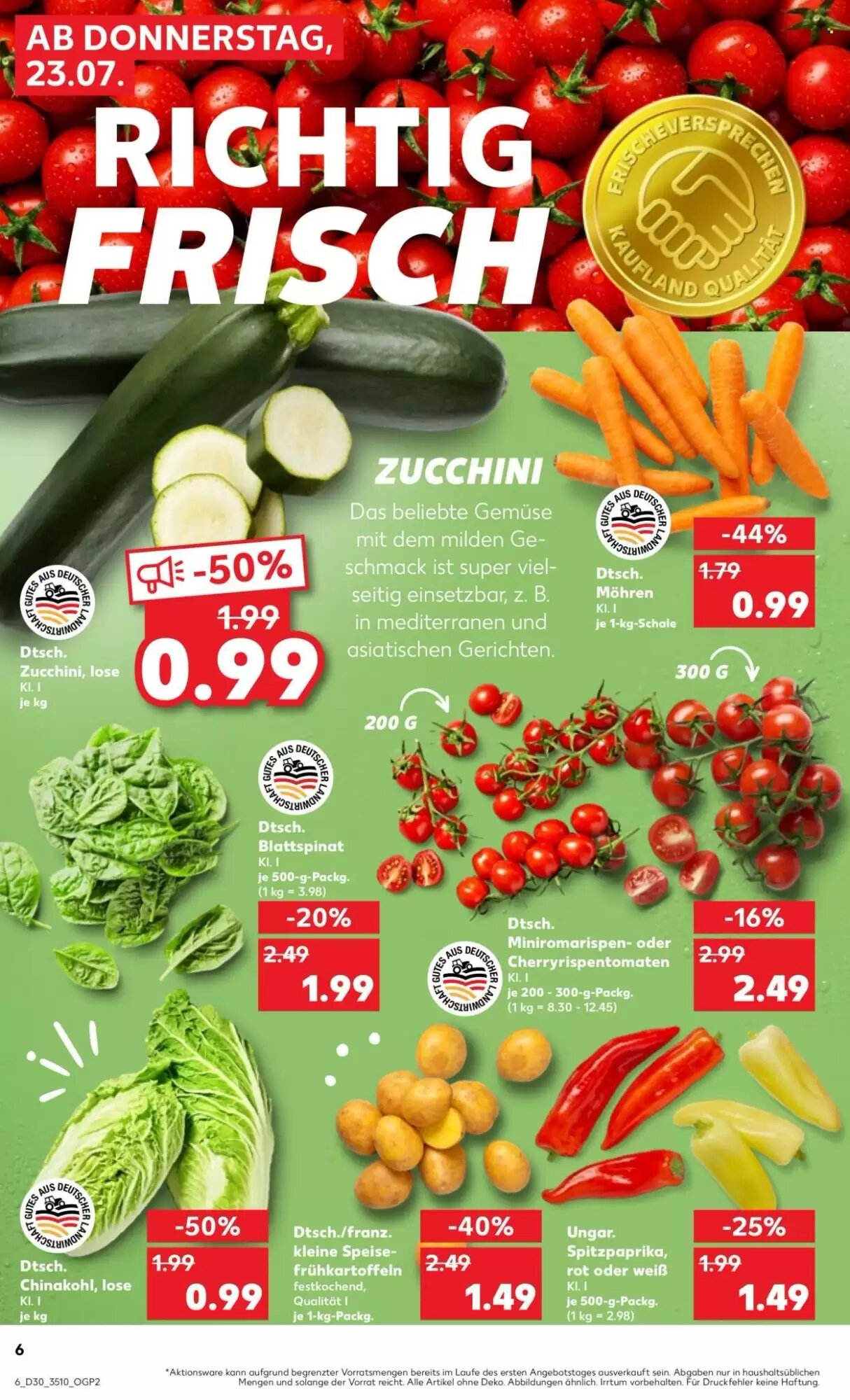 Kaufland Prospekt (ab 23.07.2026) zum Blättern - Seite 6