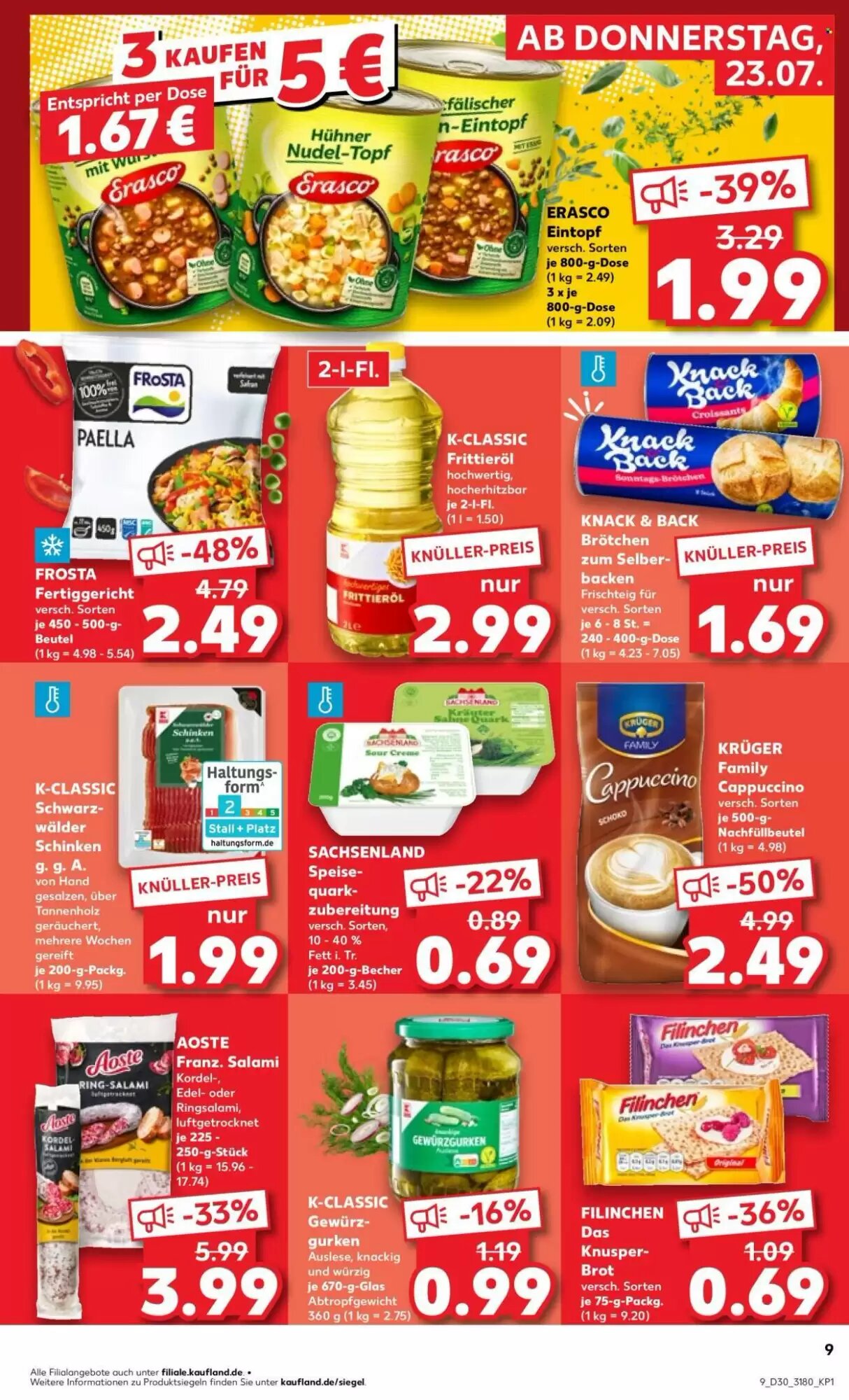 Kaufland Prospekt (ab 23.07.2026) zum Blättern - Seite 9