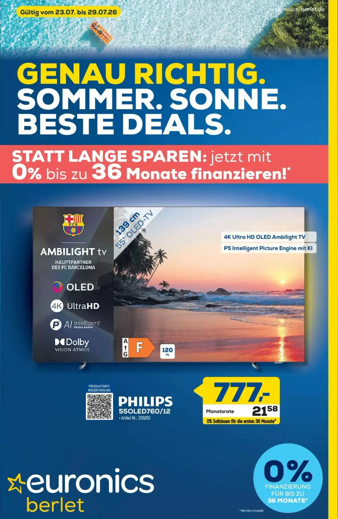 Euronics Prospekt (ab 23.07.2026) zum Blättern - Seite 1