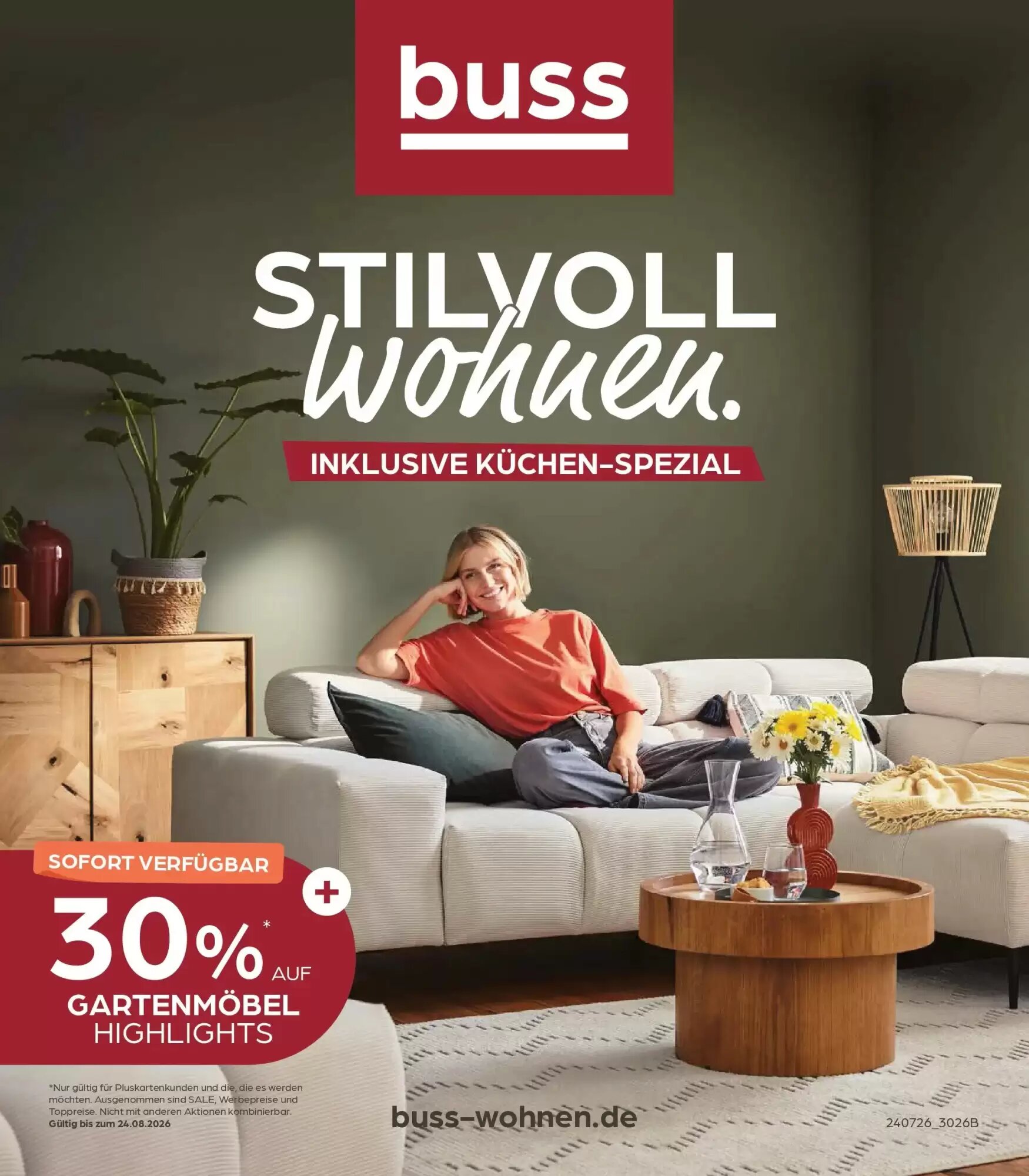 Möbel Buss Prospekt (ab 23.07.2026) zum Blättern - Seite 1