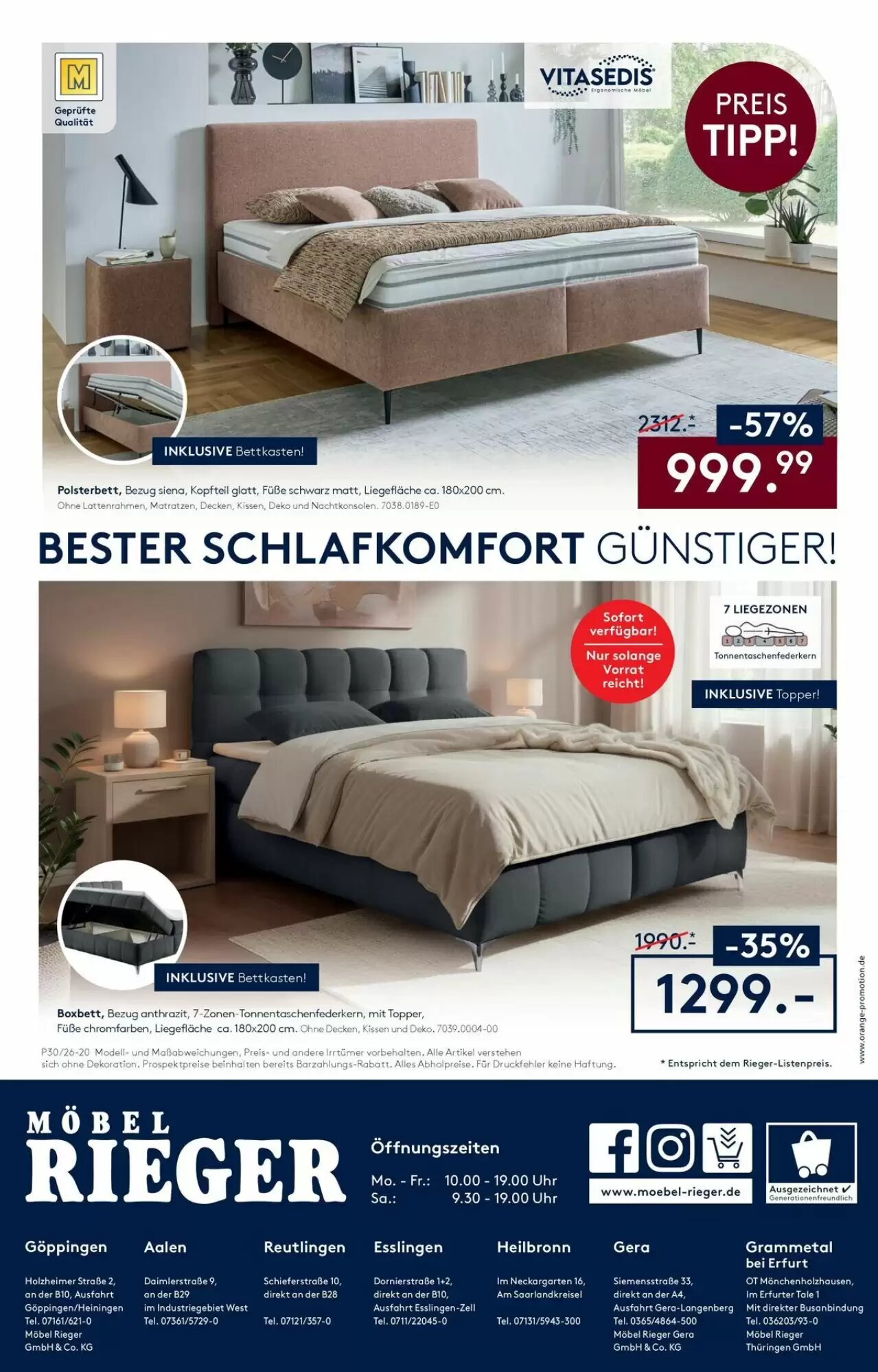 Möbel Rieger Prospekt (ab 23.07.2026) zum Blättern - Seite 11