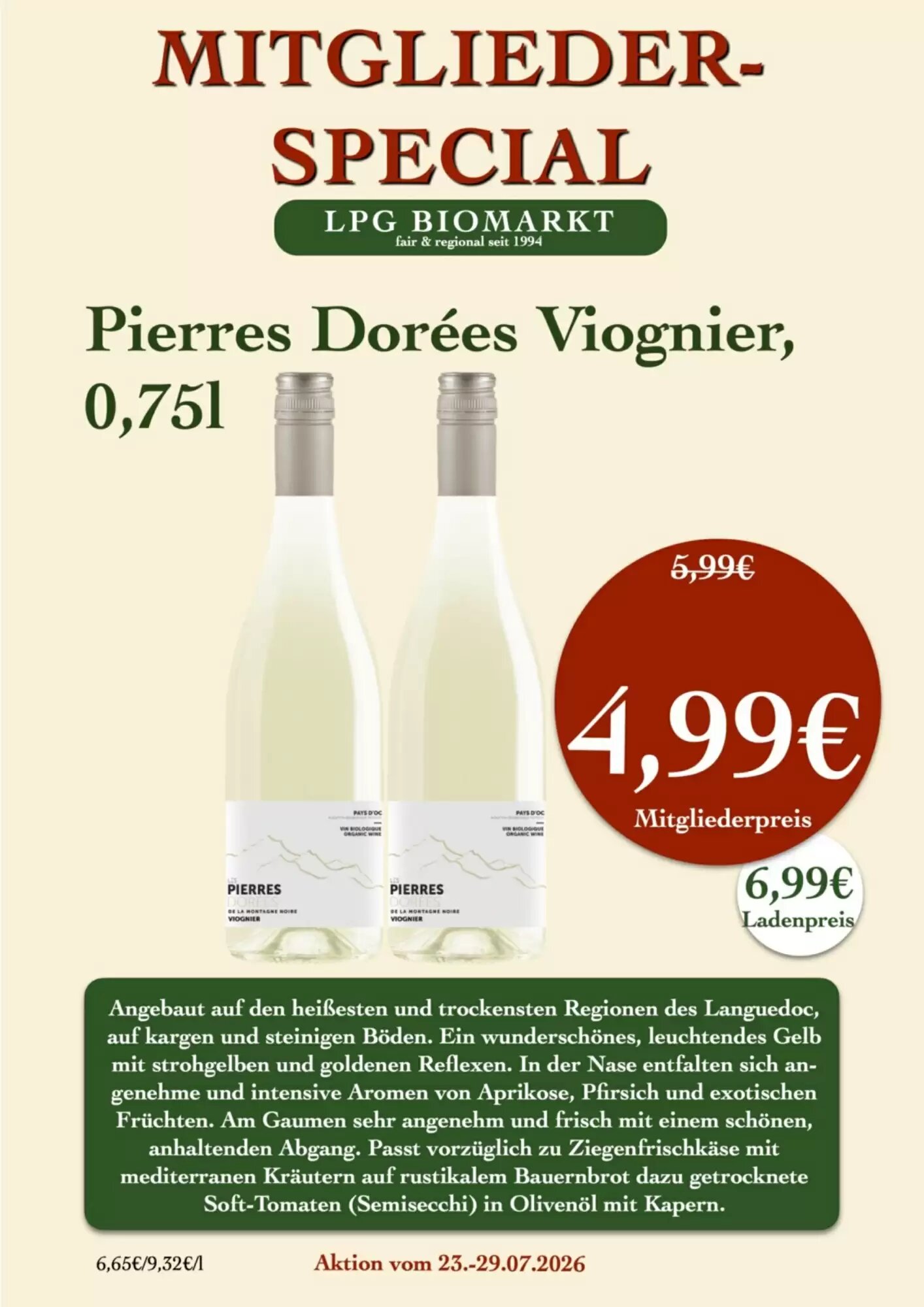 LPG Biomarkt Prospekt (ab 23.07.2026) zum Blättern - Seite 14