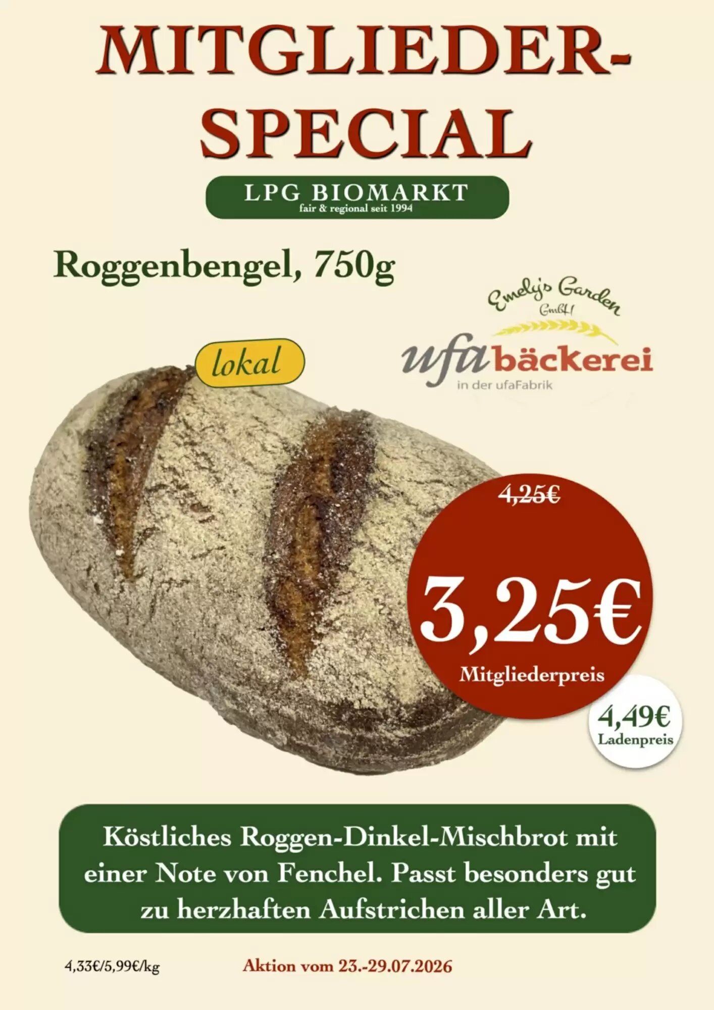 LPG Biomarkt Prospekt (ab 23.07.2026) zum Blättern - Seite 15