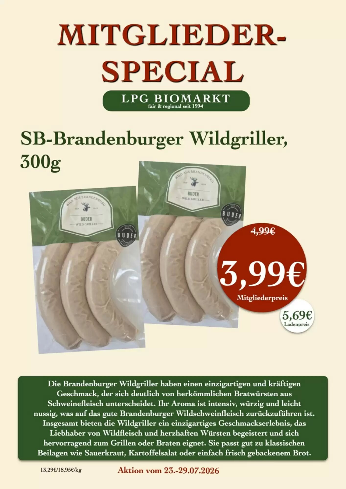 LPG Biomarkt Prospekt (ab 23.07.2026) zum Blättern - Seite 16