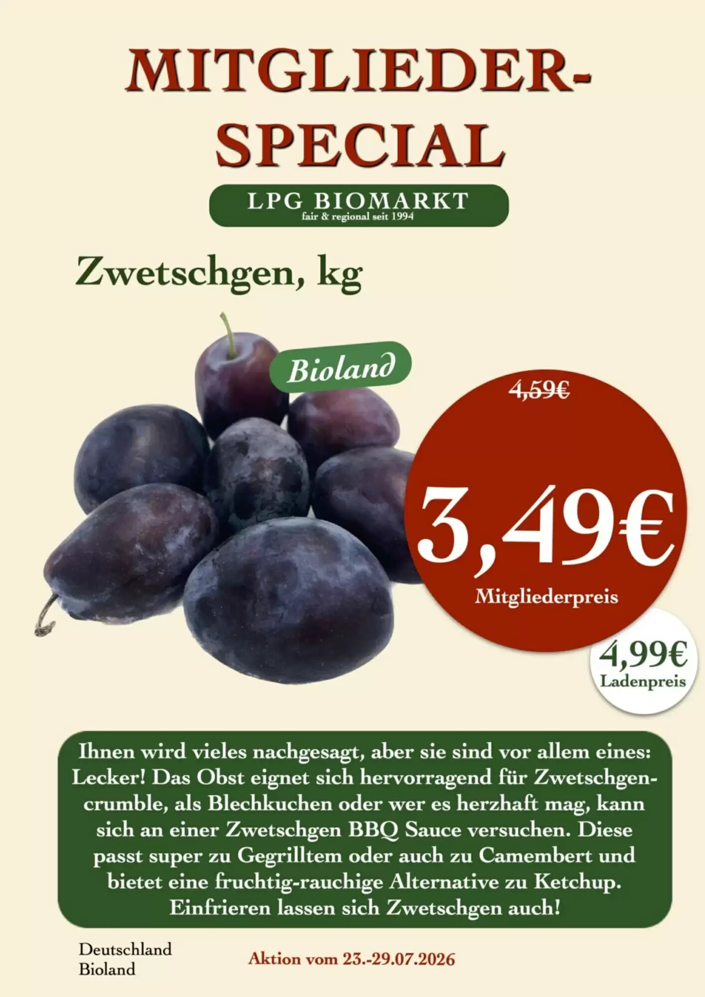 LPG Biomarkt Prospekt (ab 23.07.2026) zum Blättern - Seite 5