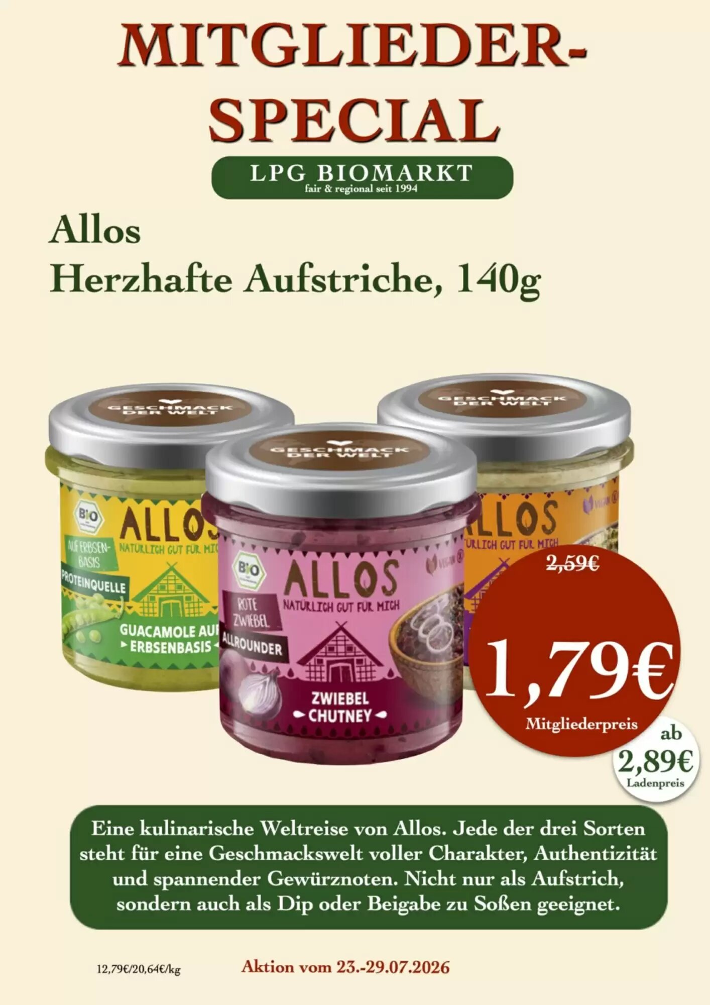 LPG Biomarkt Prospekt (ab 23.07.2026) zum Blättern - Seite 6