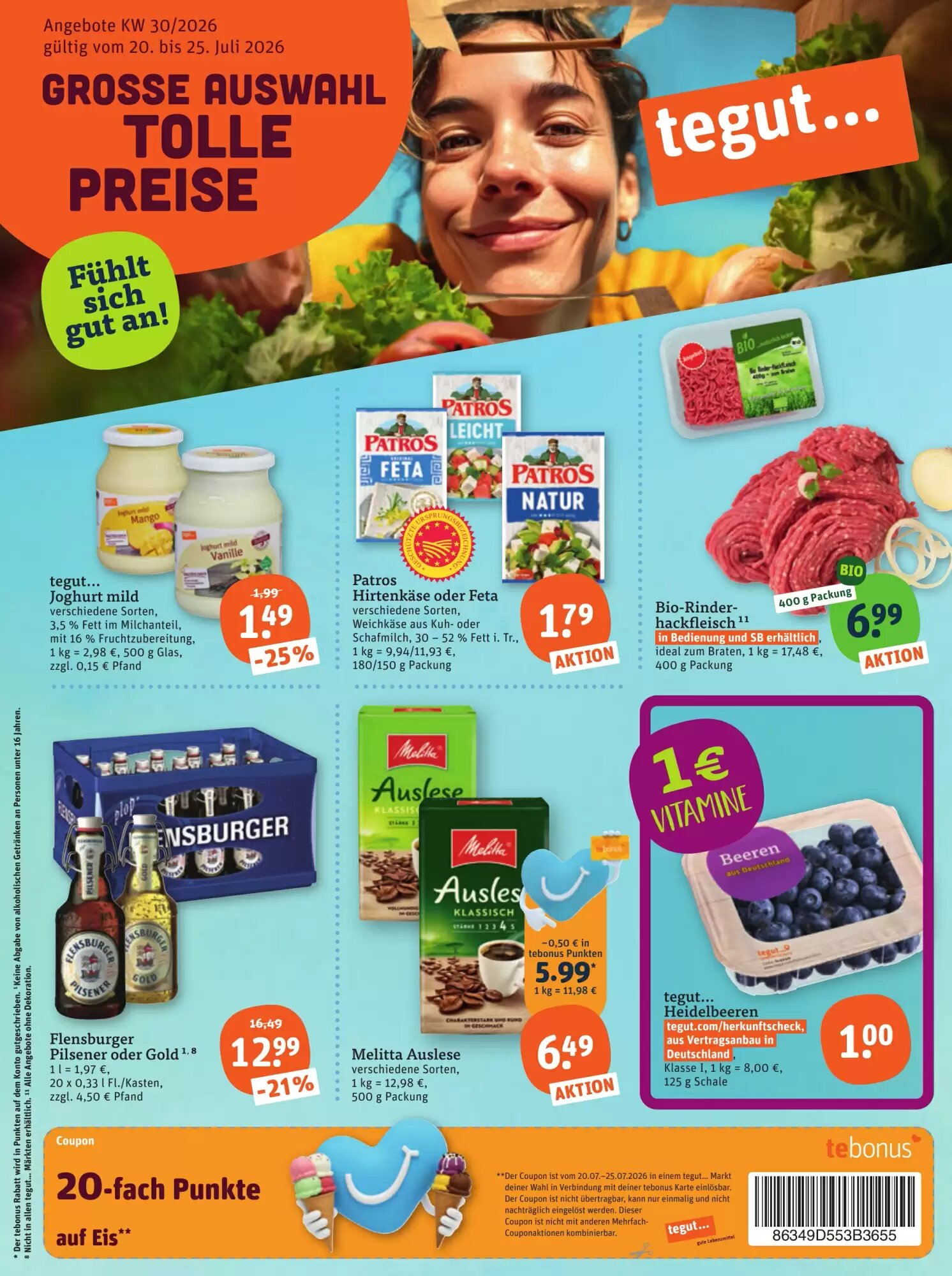tegut Prospekt (ab 24.07.2026) zum Blättern - Seite 3