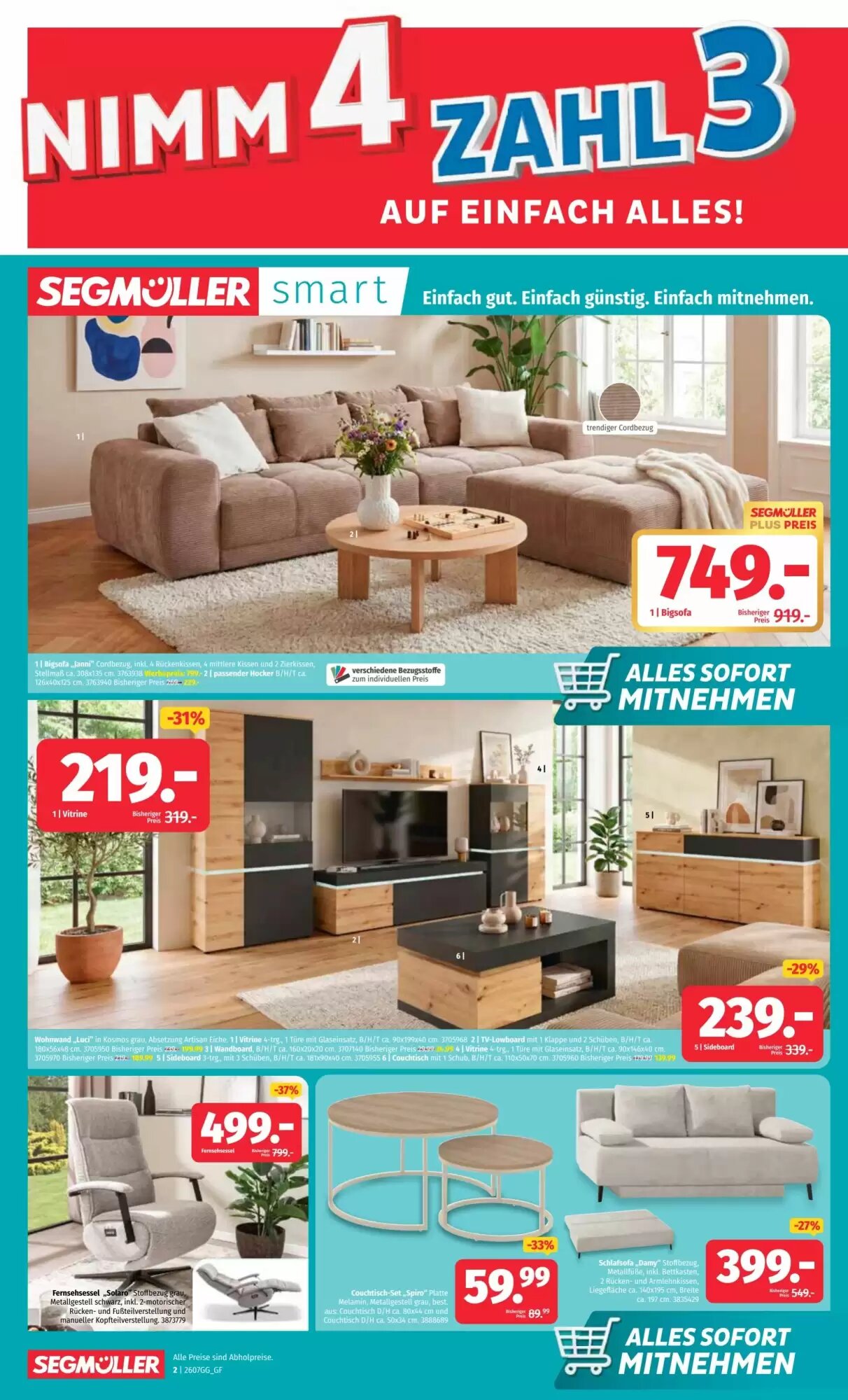 Segmüller Prospekt (ab 24.07.2026) zum Blättern - Seite 2