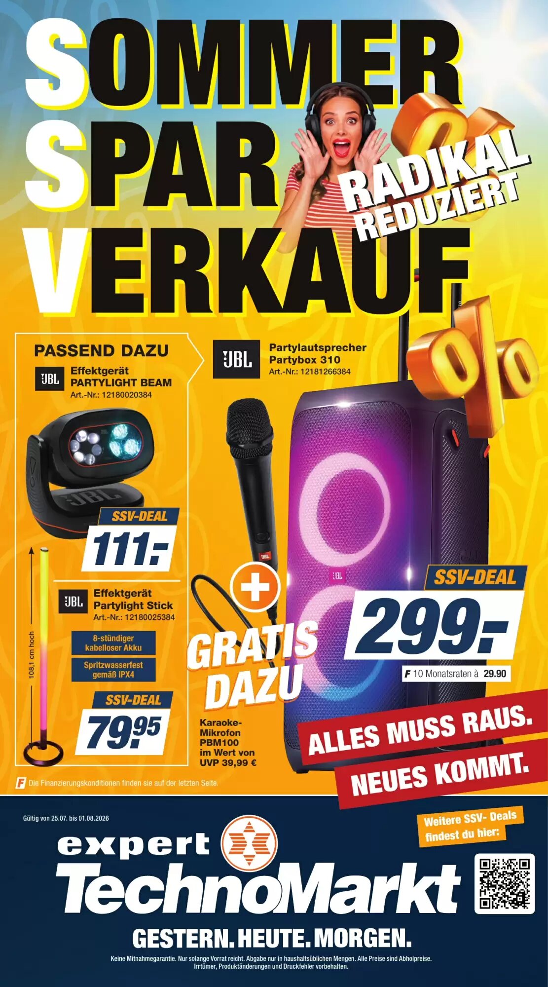 Expert Technomarkt Prospekt (ab 25.07.2026) zum Blättern - Seite 1