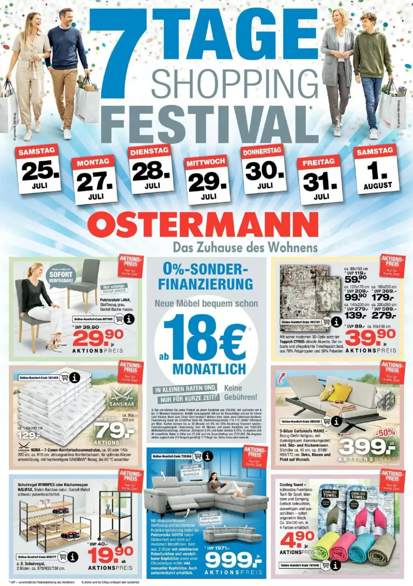 Ostermann Prospekt (ab 25.07.2026) zum Blättern - Seite 1