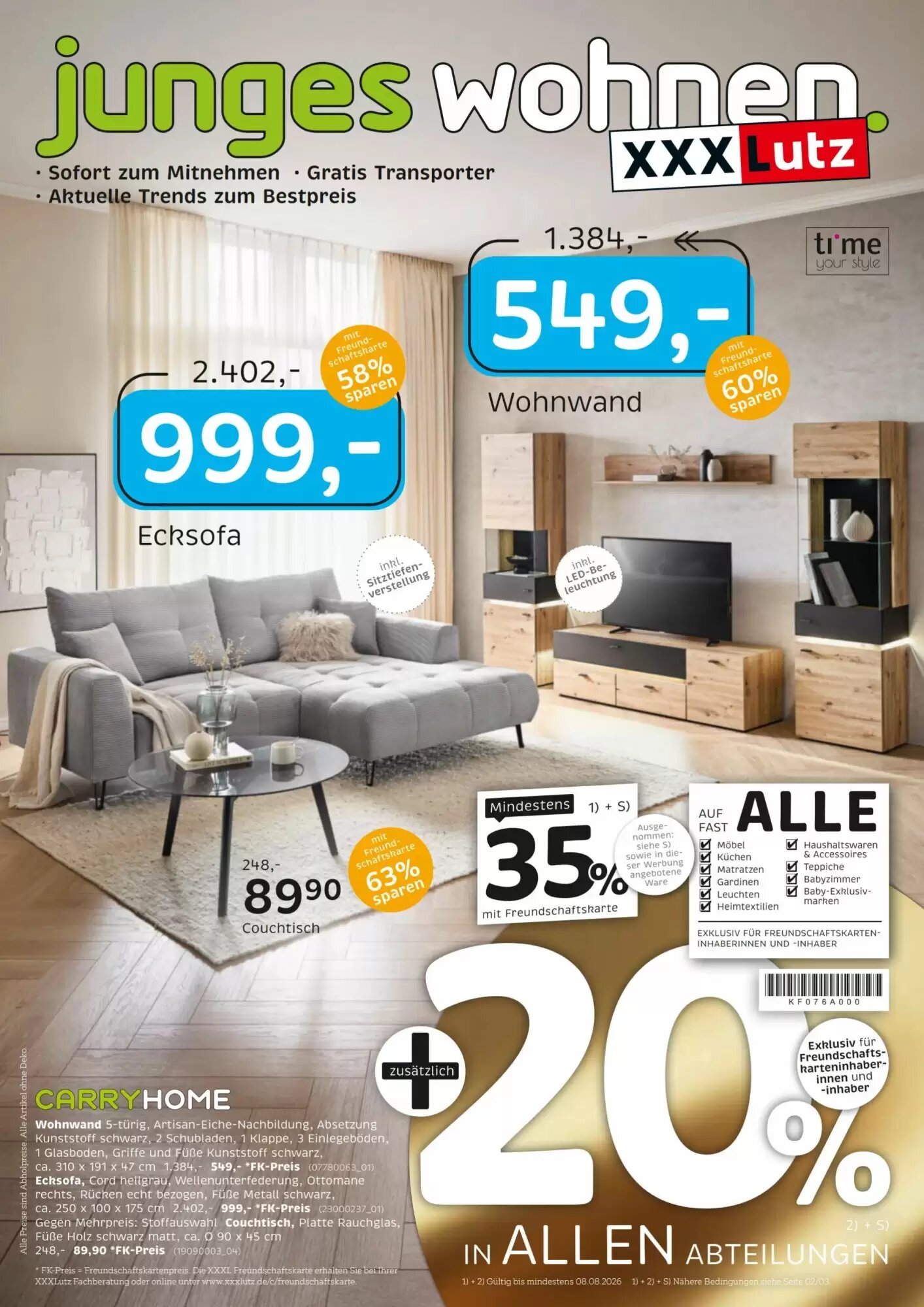 XXXLutz Prospekt (ab 25.07.2026) zum Blättern - Seite 1