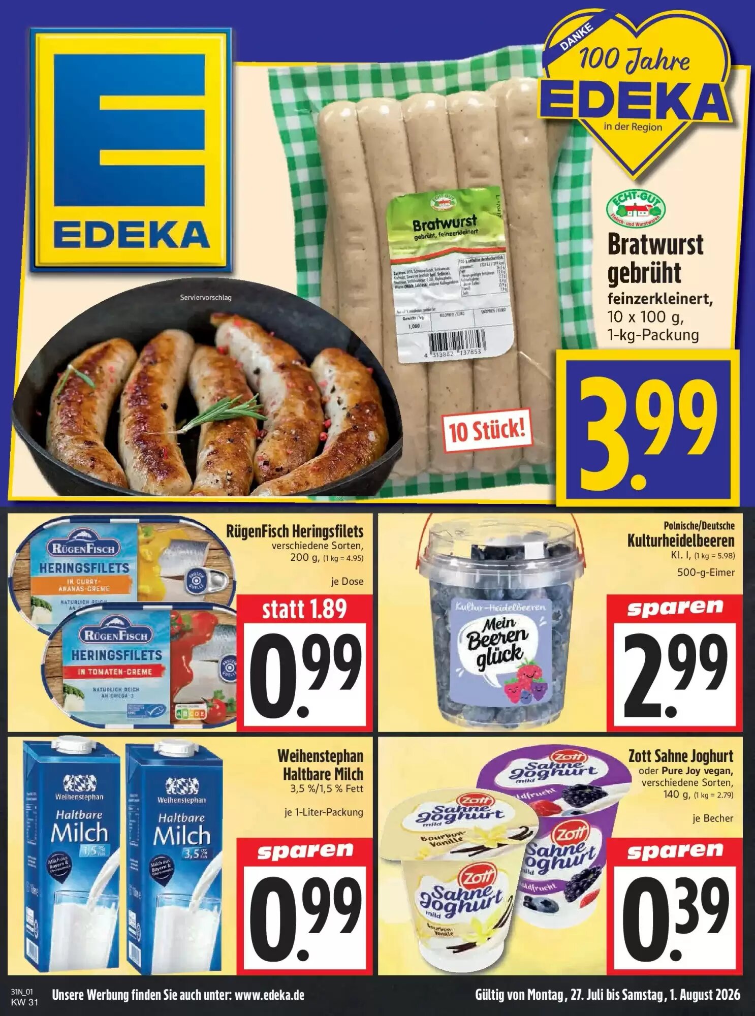 EDEKA Hahner Prospekt (ab 25.07.2026) zum Blättern - Seite 3