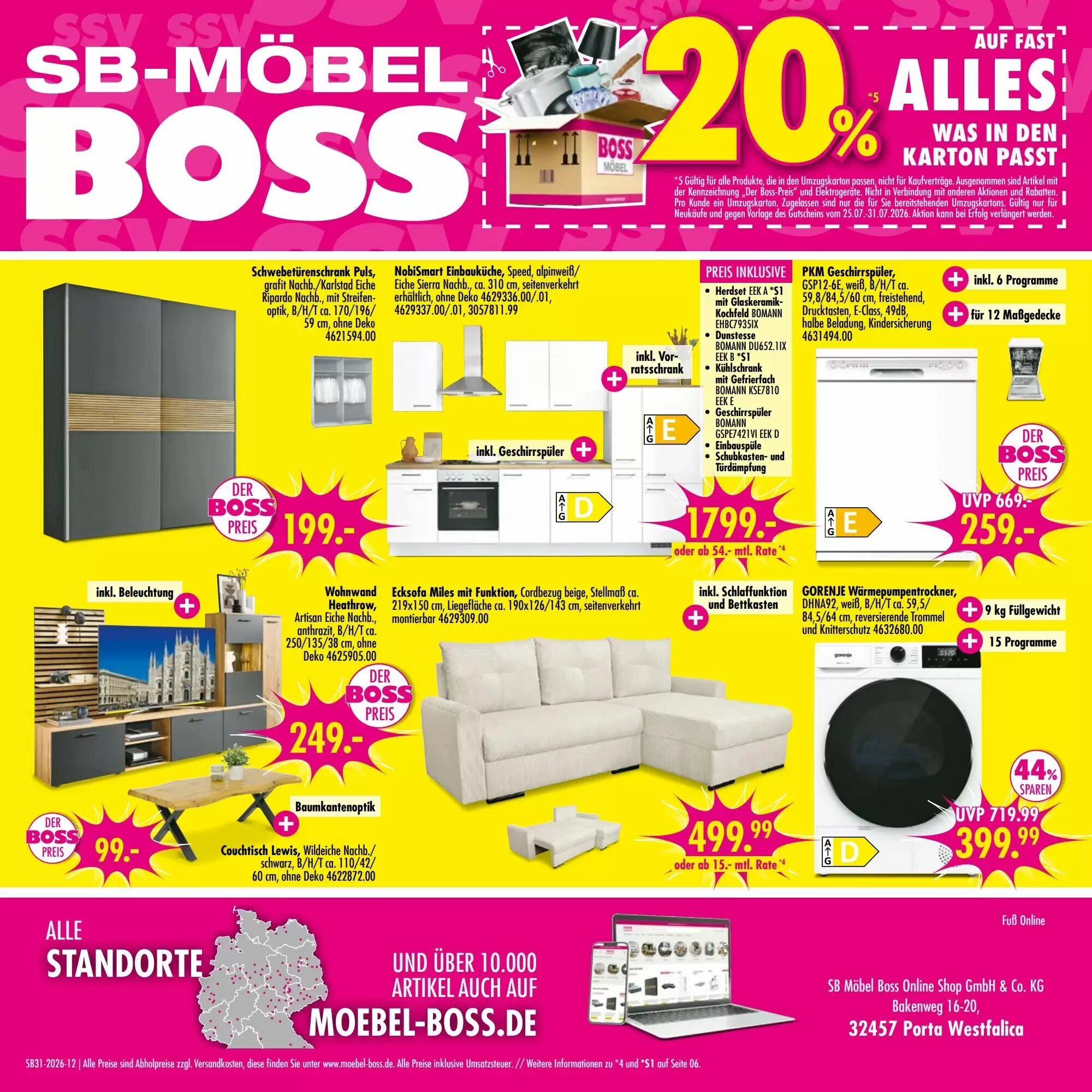 Möbel Boss Prospekt (ab 25.07.2026) zum Blättern - Seite 12