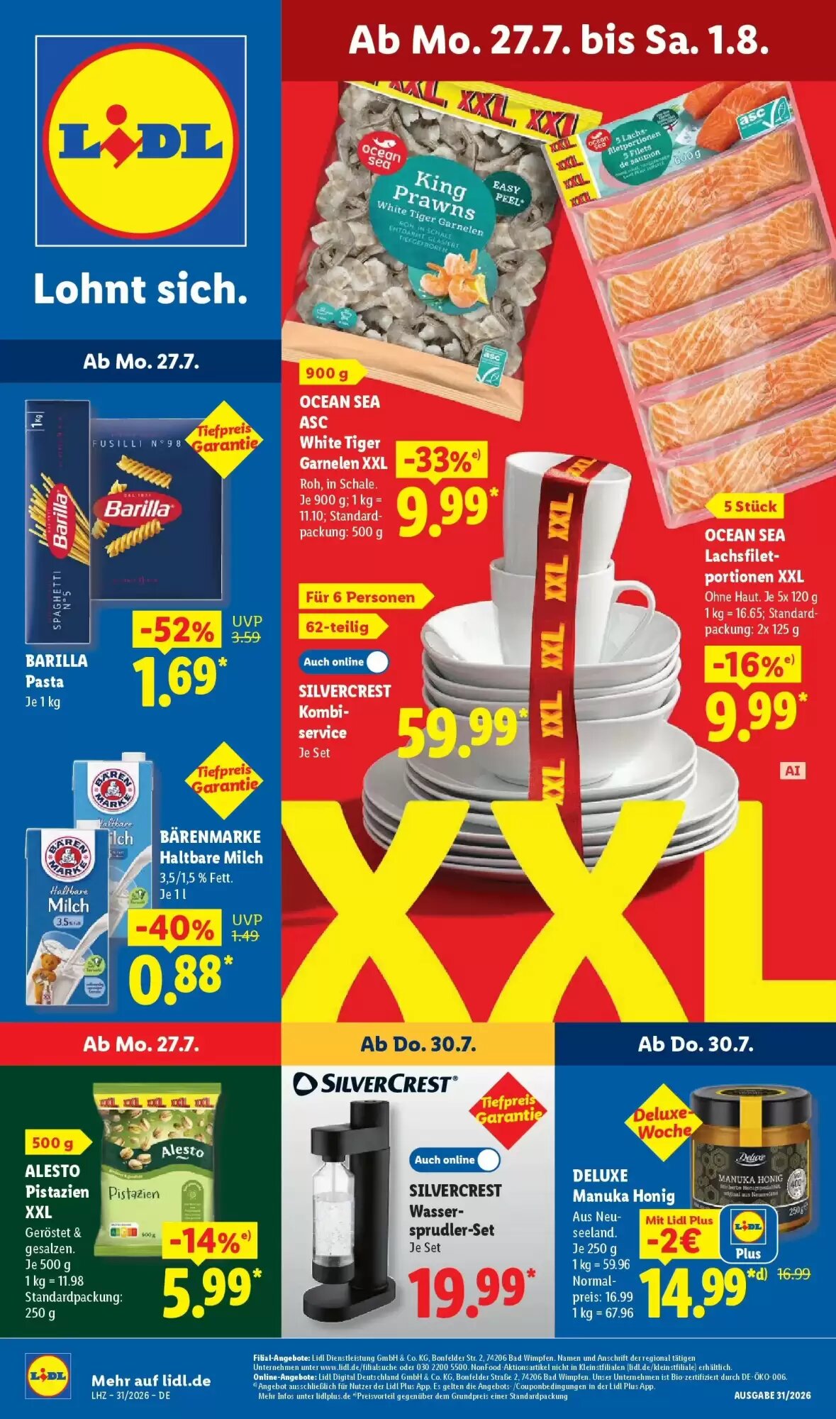 Lidl Prospekt (ab 26.07.2026) zum Blättern - Seite 1