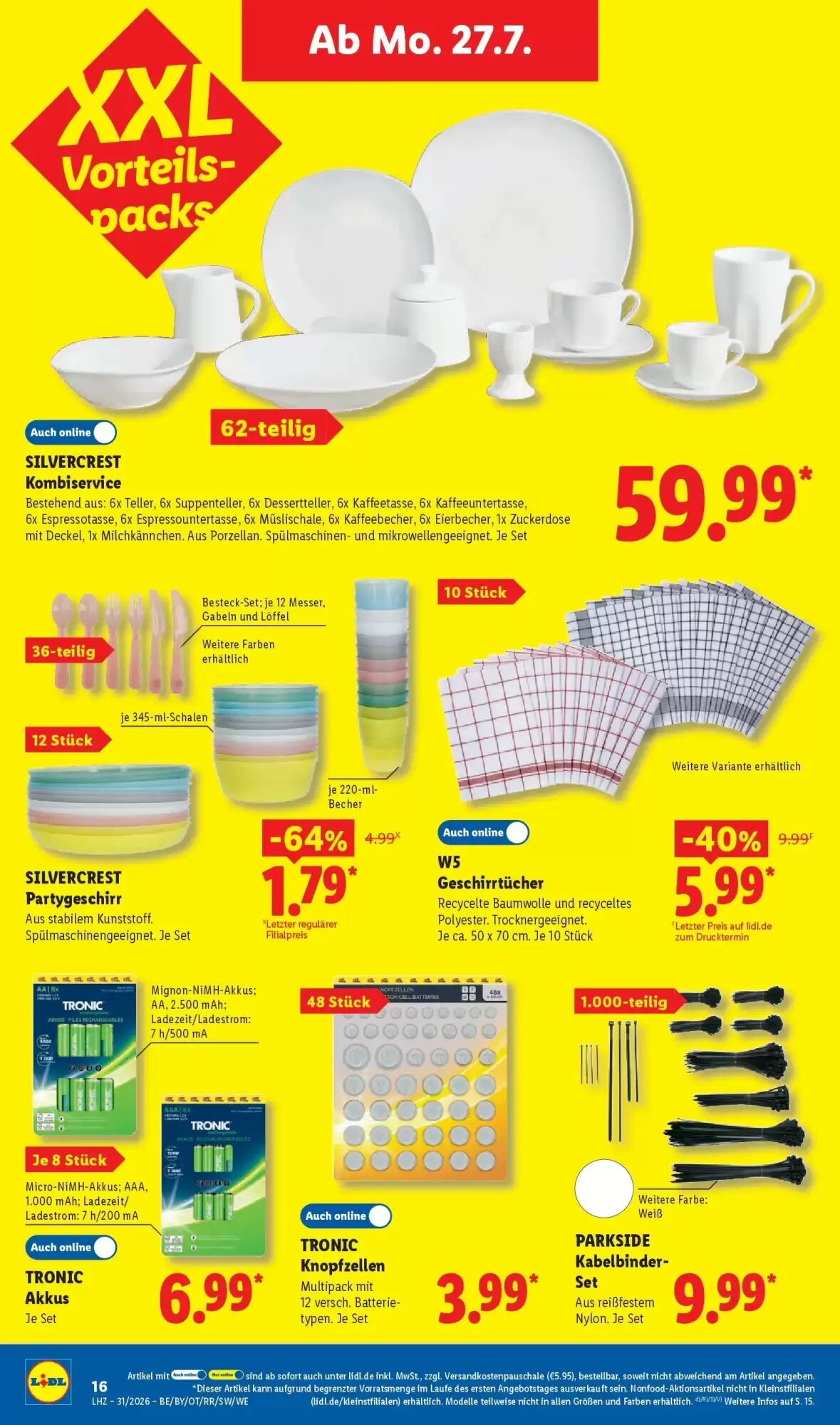 Lidl Prospekt (ab 26.07.2026) zum Blättern - Seite 32