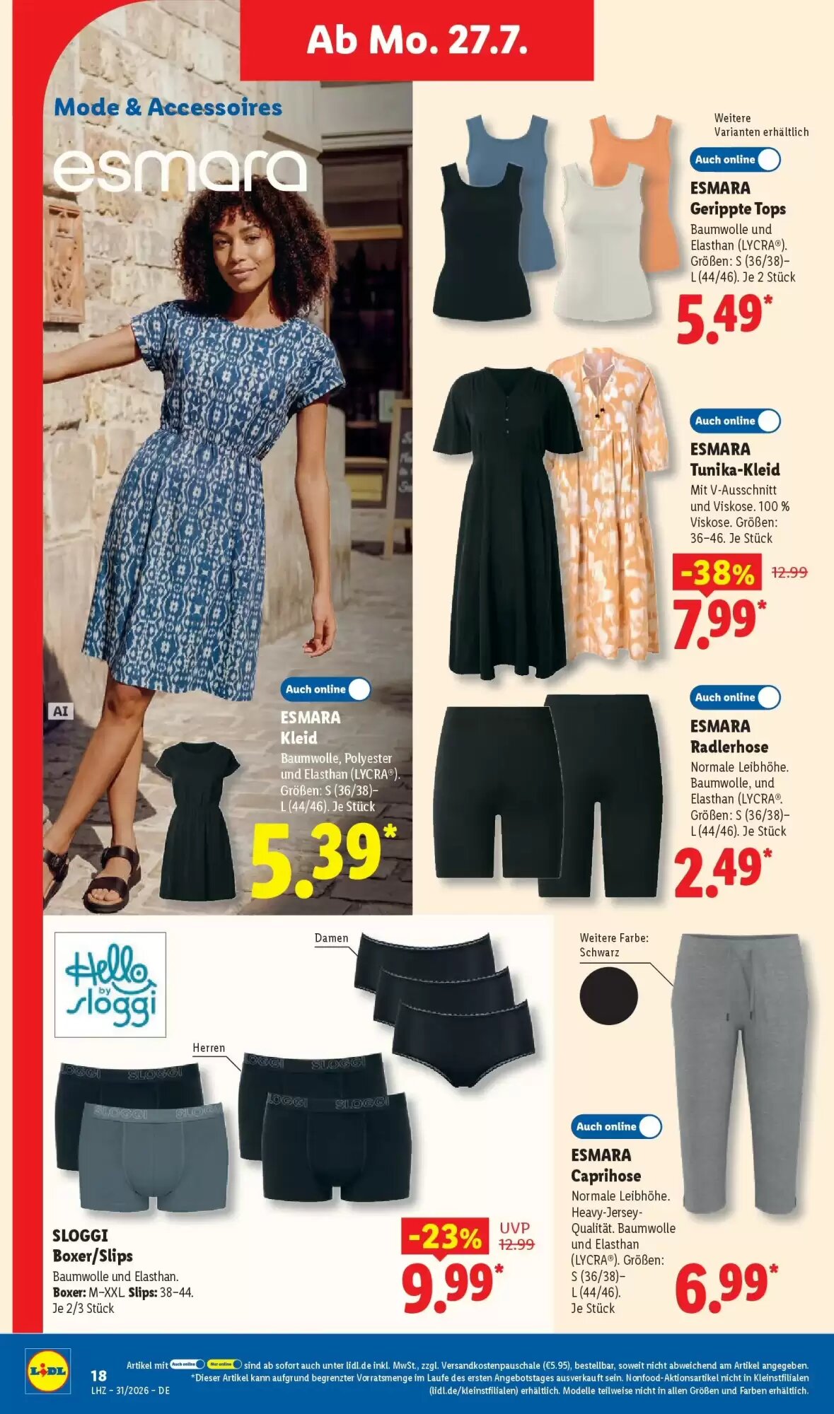 Lidl Prospekt (ab 26.07.2026) zum Blättern - Seite 34