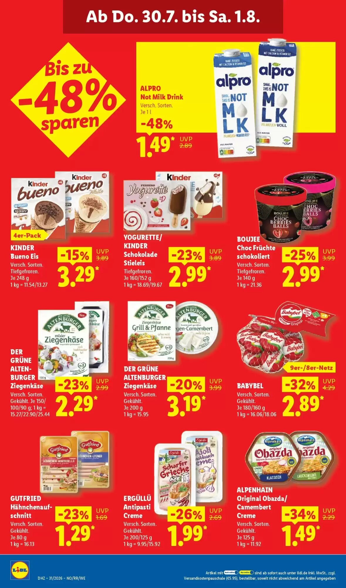 Lidl Prospekt (ab 26.07.2026) zum Blättern - Seite 62