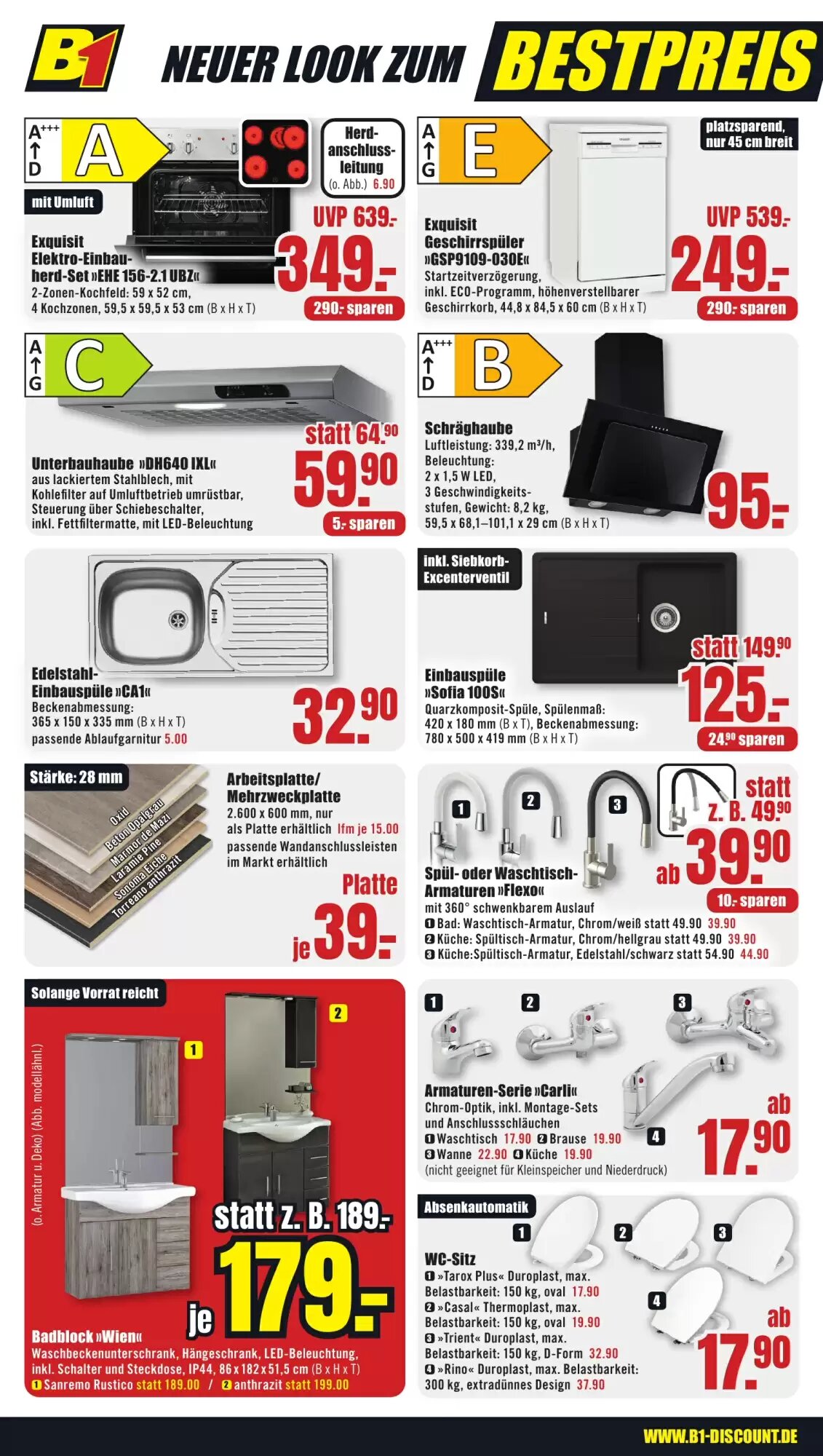 B1 Discount Baumarkt Prospekt (ab 26.07.2026) zum Blättern - Seite 10