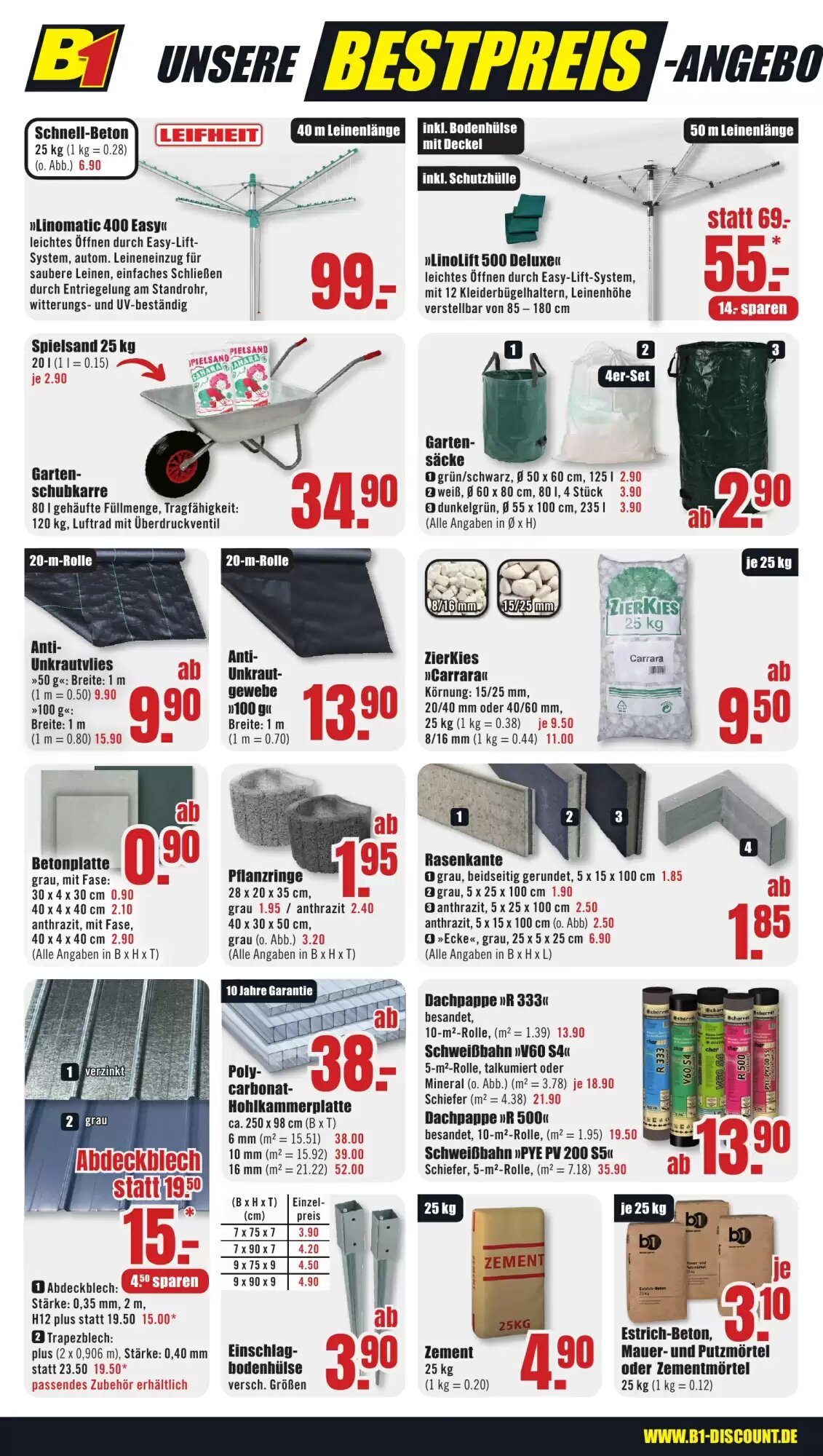 B1 Discount Baumarkt Prospekt (ab 26.07.2026) zum Blättern - Seite 6