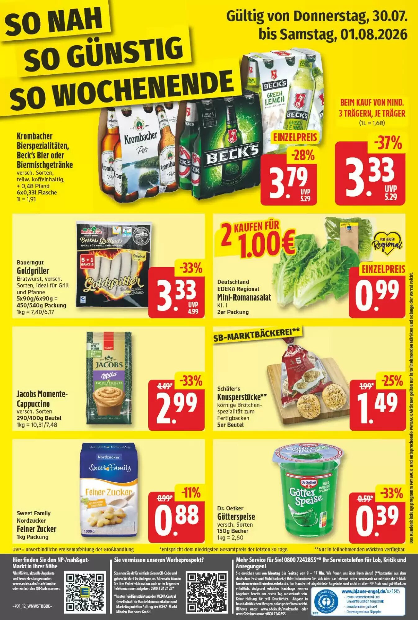 nah & gut Prospekt (ab 26.07.2026) zum Blättern - Seite 12