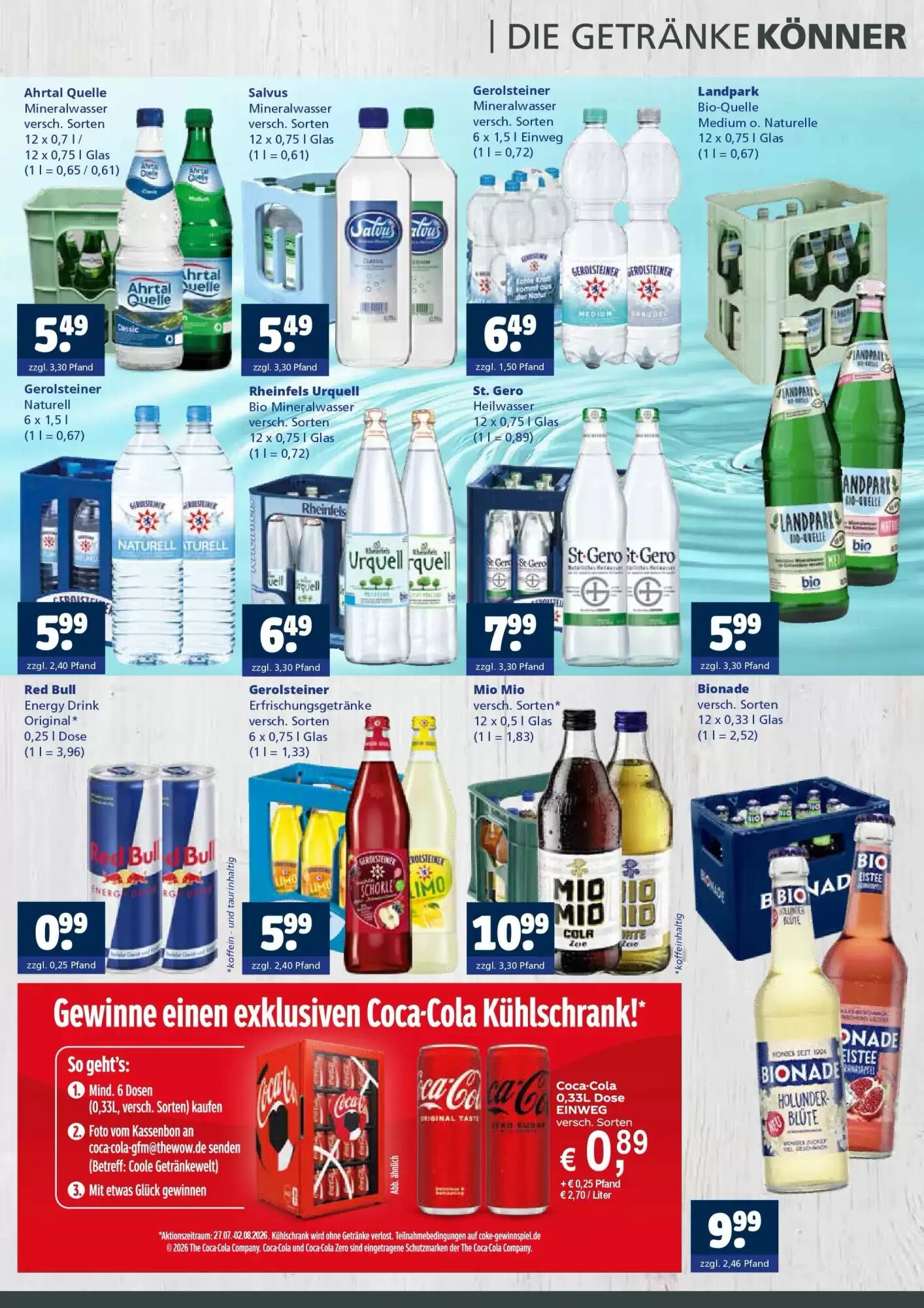 Getränkewelt Prospekt (ab 26.07.2026) zum Blättern - Seite 3