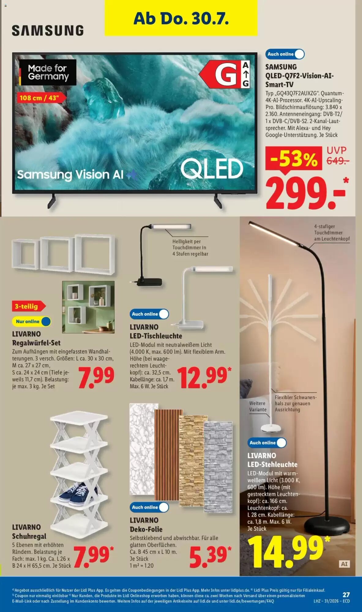 Lidl Prospekt (ab 27.07.2026) zum Blättern - Seite 19