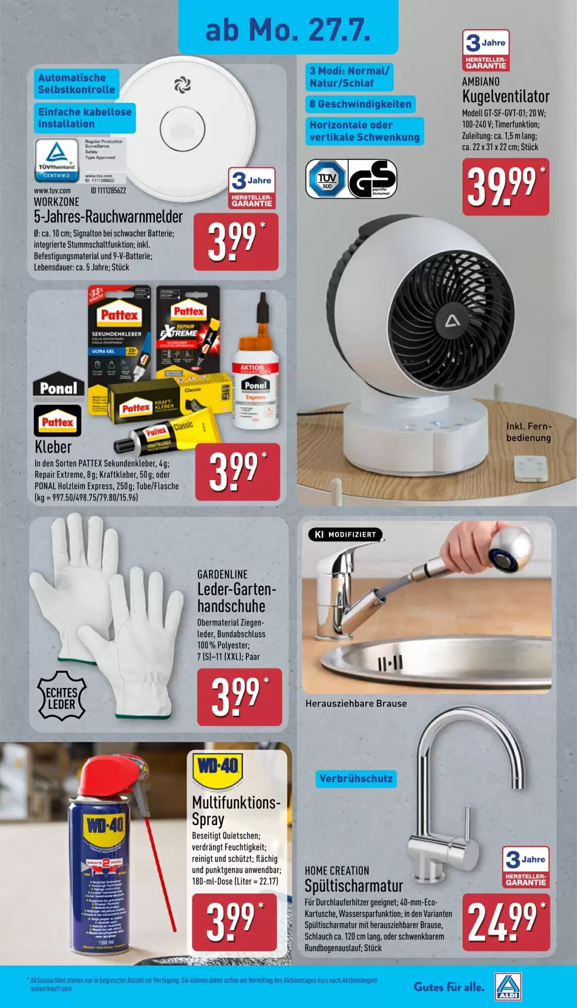 Aldi Nord Prospekt (ab 27.07.2026) zum Blättern - Seite 19