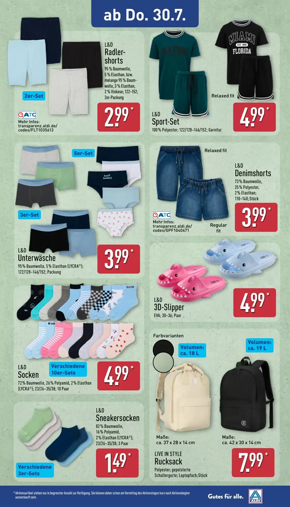 Aldi Nord Prospekt (ab 27.07.2026) zum Blättern - Seite 23
