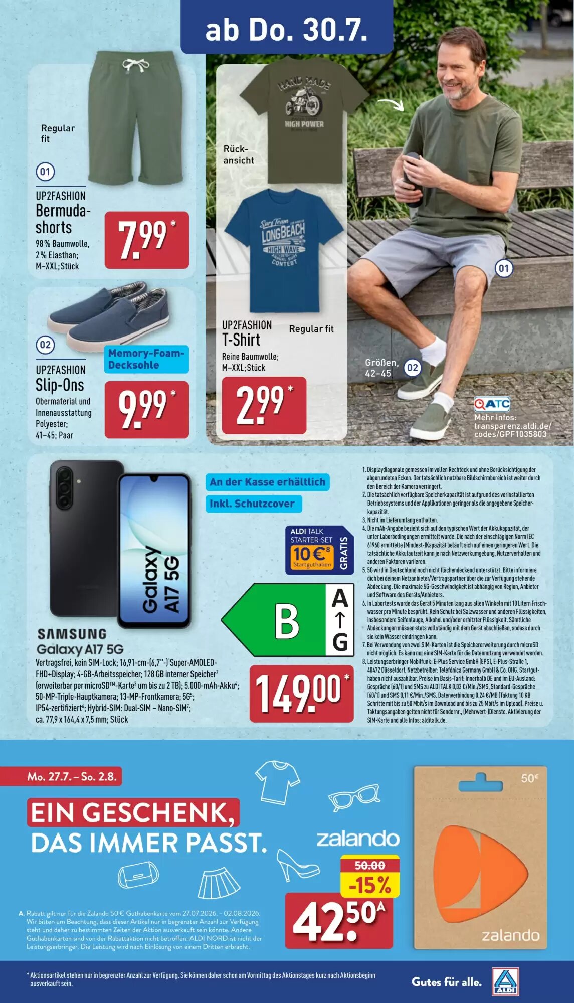Aldi Nord Prospekt (ab 27.07.2026) zum Blättern - Seite 25
