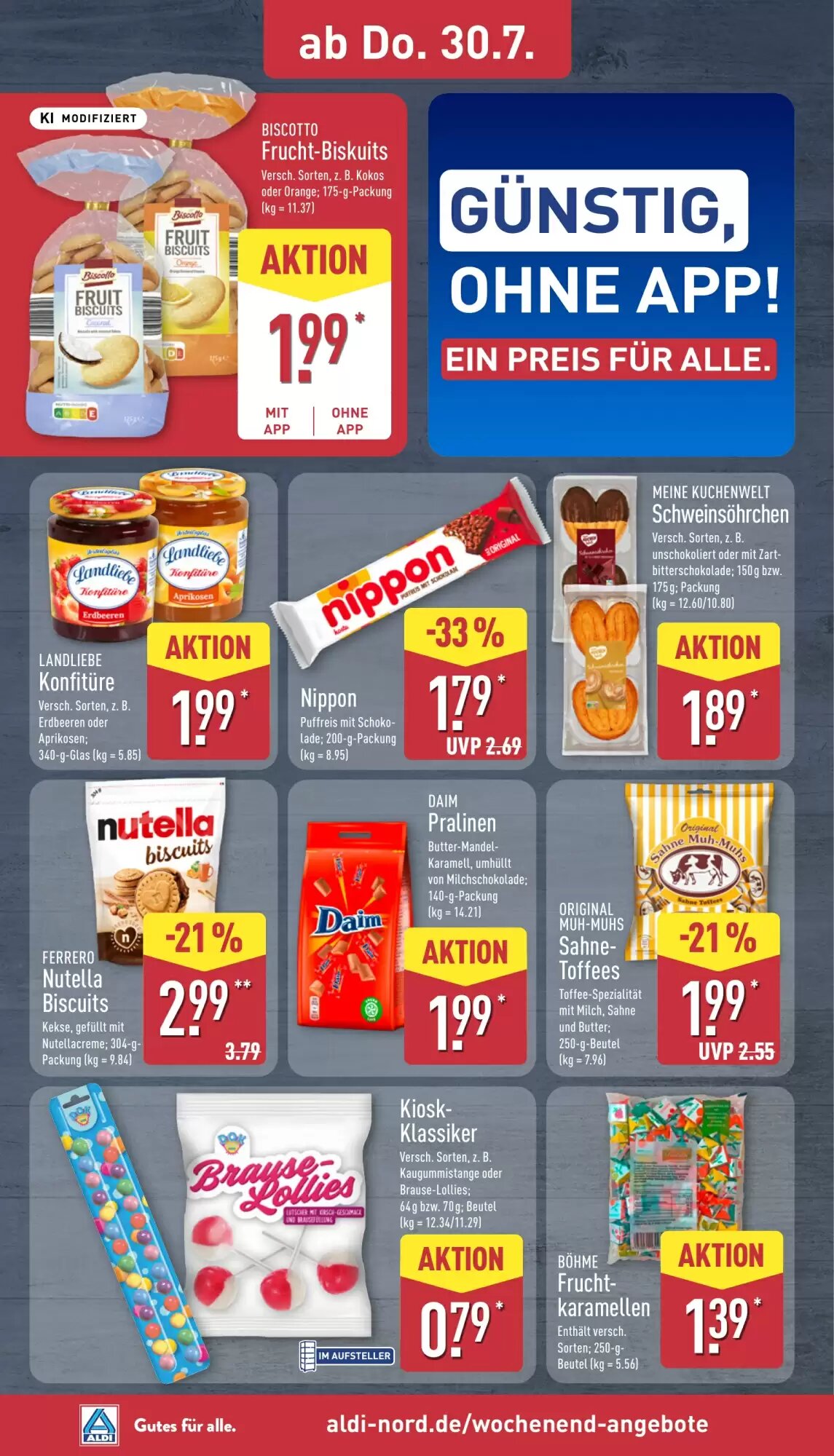 Aldi Nord Prospekt (ab 27.07.2026) zum Blättern - Seite 36
