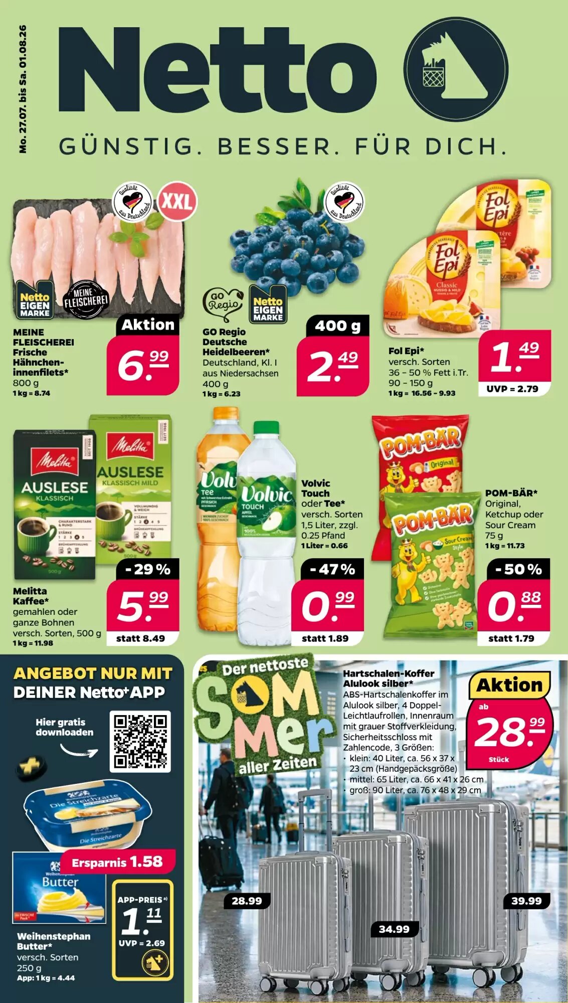 NETTO Prospekt (ab 27.07.2026) zum Blättern - Seite 1