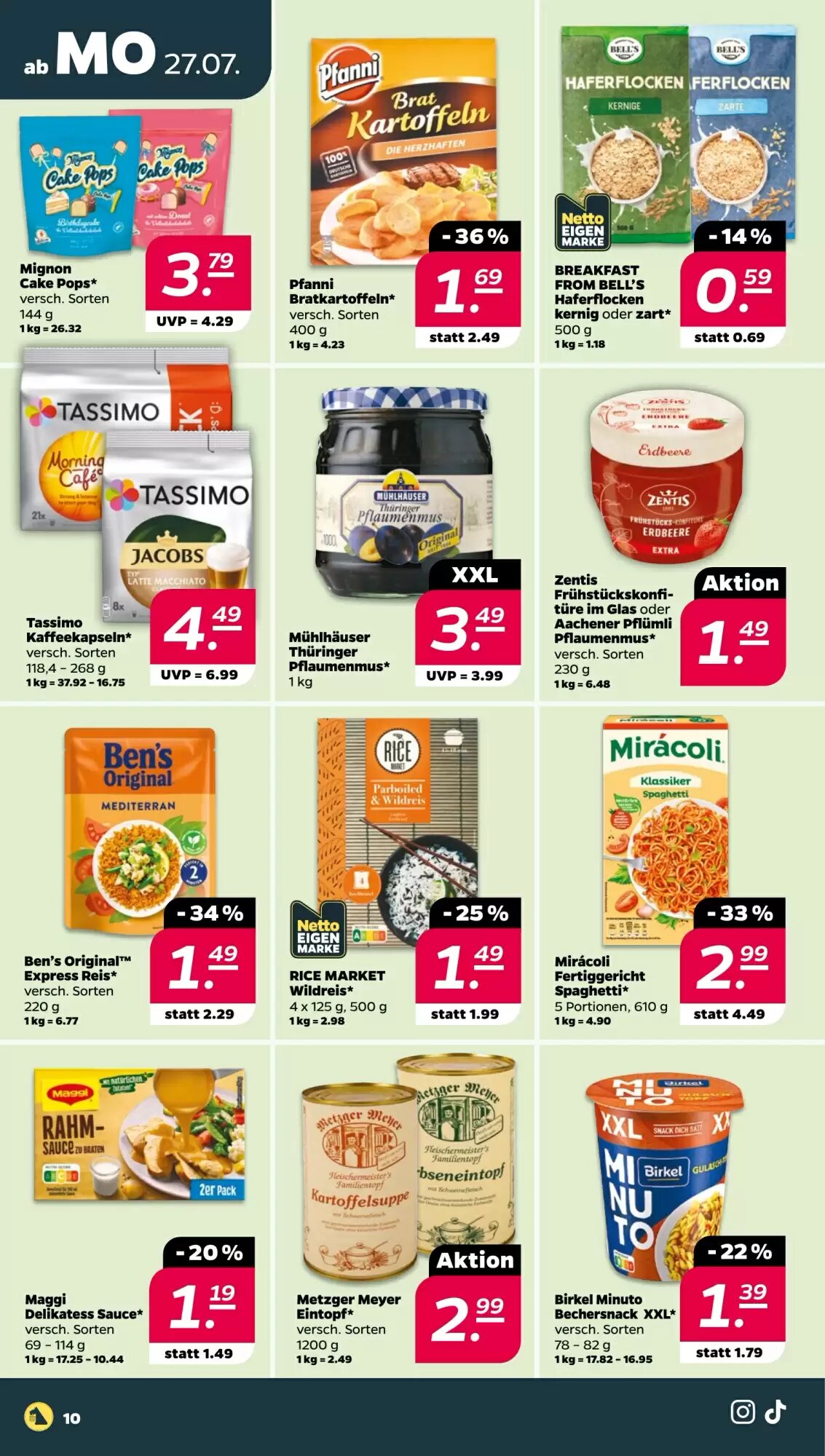 NETTO Prospekt (ab 27.07.2026) zum Blättern - Seite 10