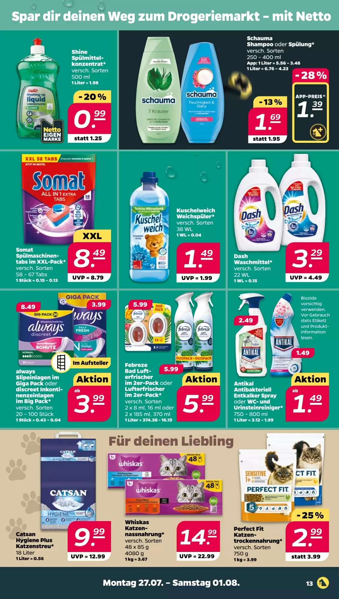 NETTO Prospekt (ab 27.07.2026) zum Blättern - Seite 13