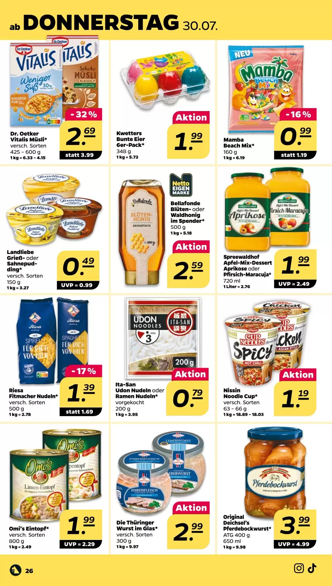NETTO Prospekt (ab 27.07.2026) zum Blättern - Seite 30