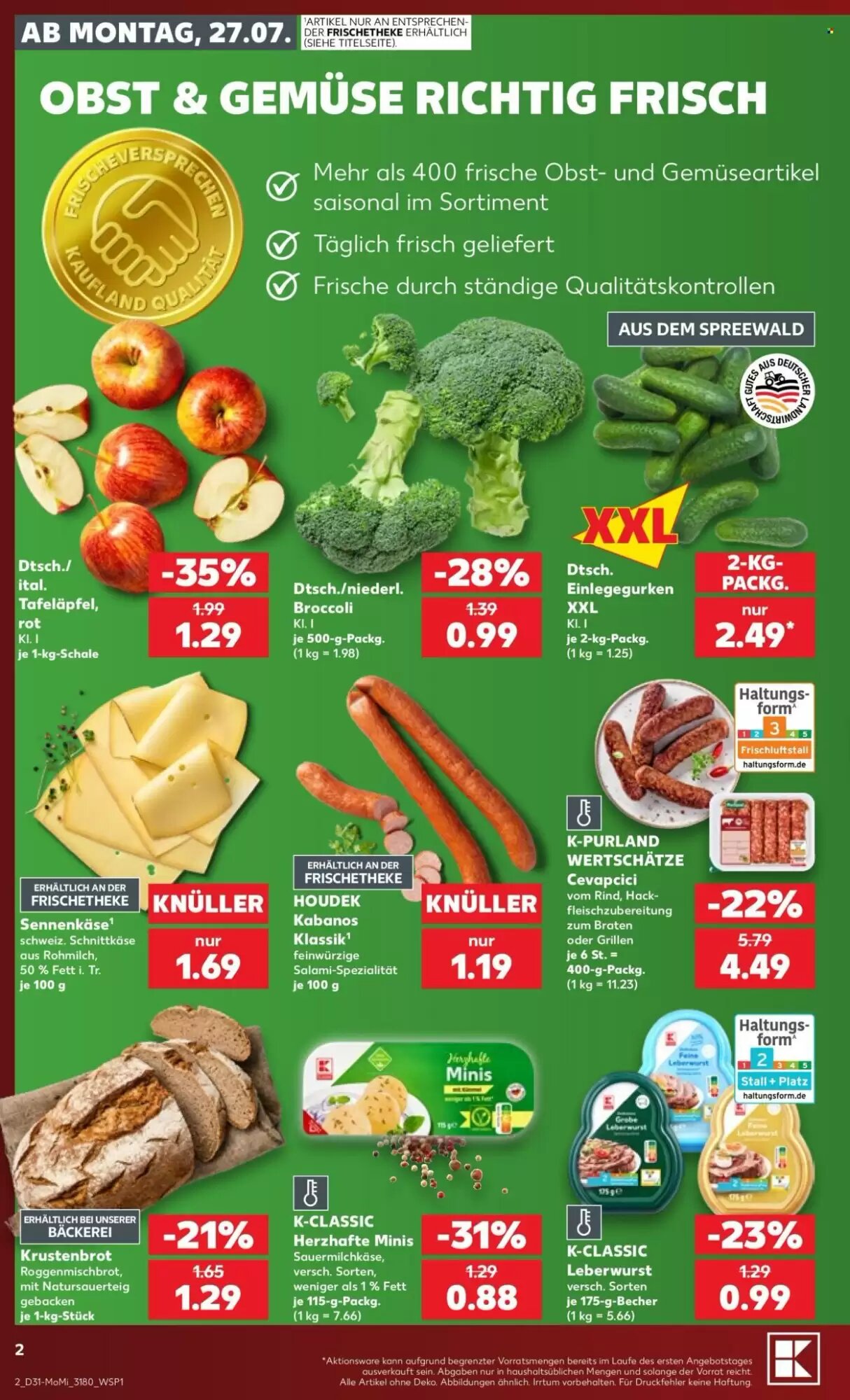 Kaufland Prospekt (ab 27.07.2026) zum Blättern - Seite 2