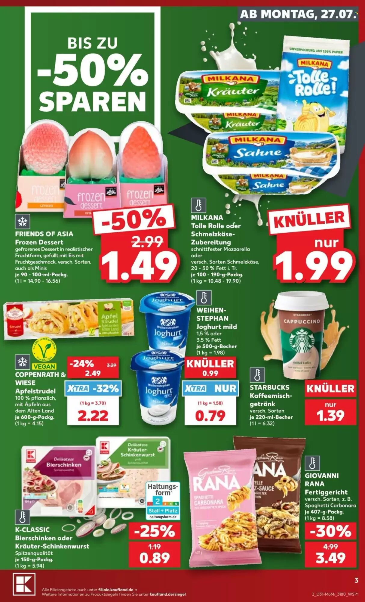 Kaufland Prospekt (ab 27.07.2026) zum Blättern - Seite 3