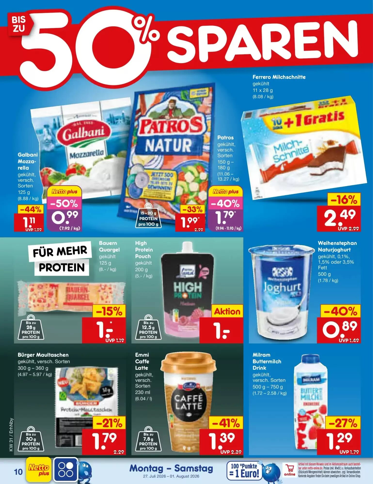 Netto Marken-Discount Prospekt (ab 27.07.2026) zum Blättern - Seite 16