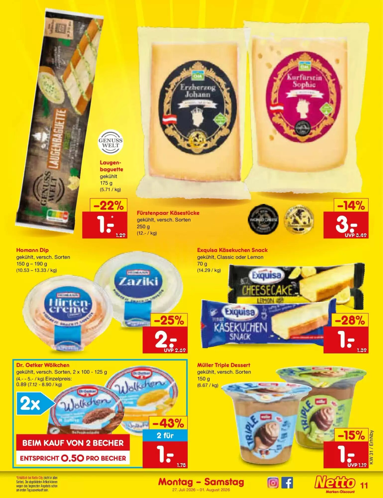 Netto Marken-Discount Prospekt (ab 27.07.2026) zum Blättern - Seite 17