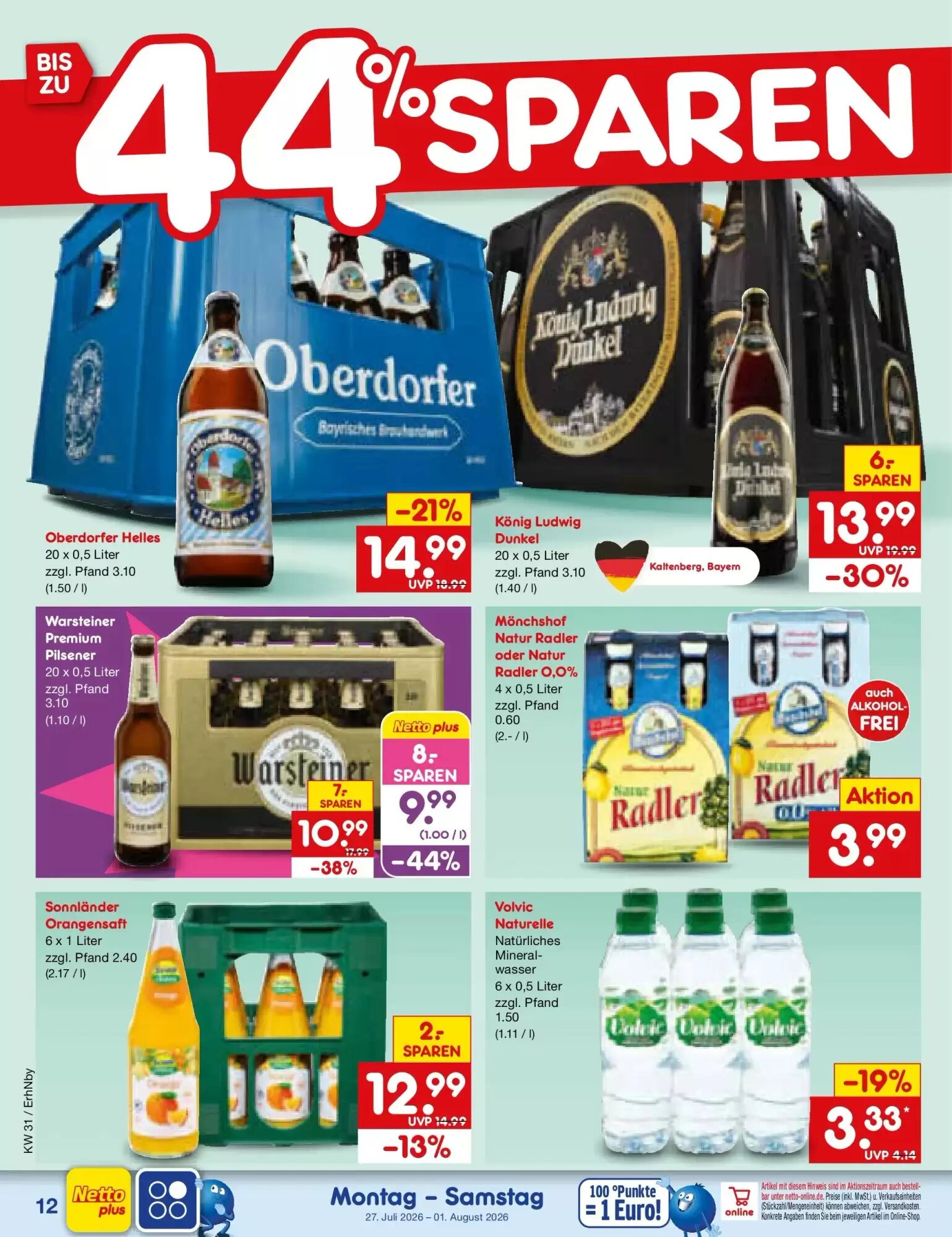Netto Marken-Discount Prospekt (ab 27.07.2026) zum Blättern - Seite 20