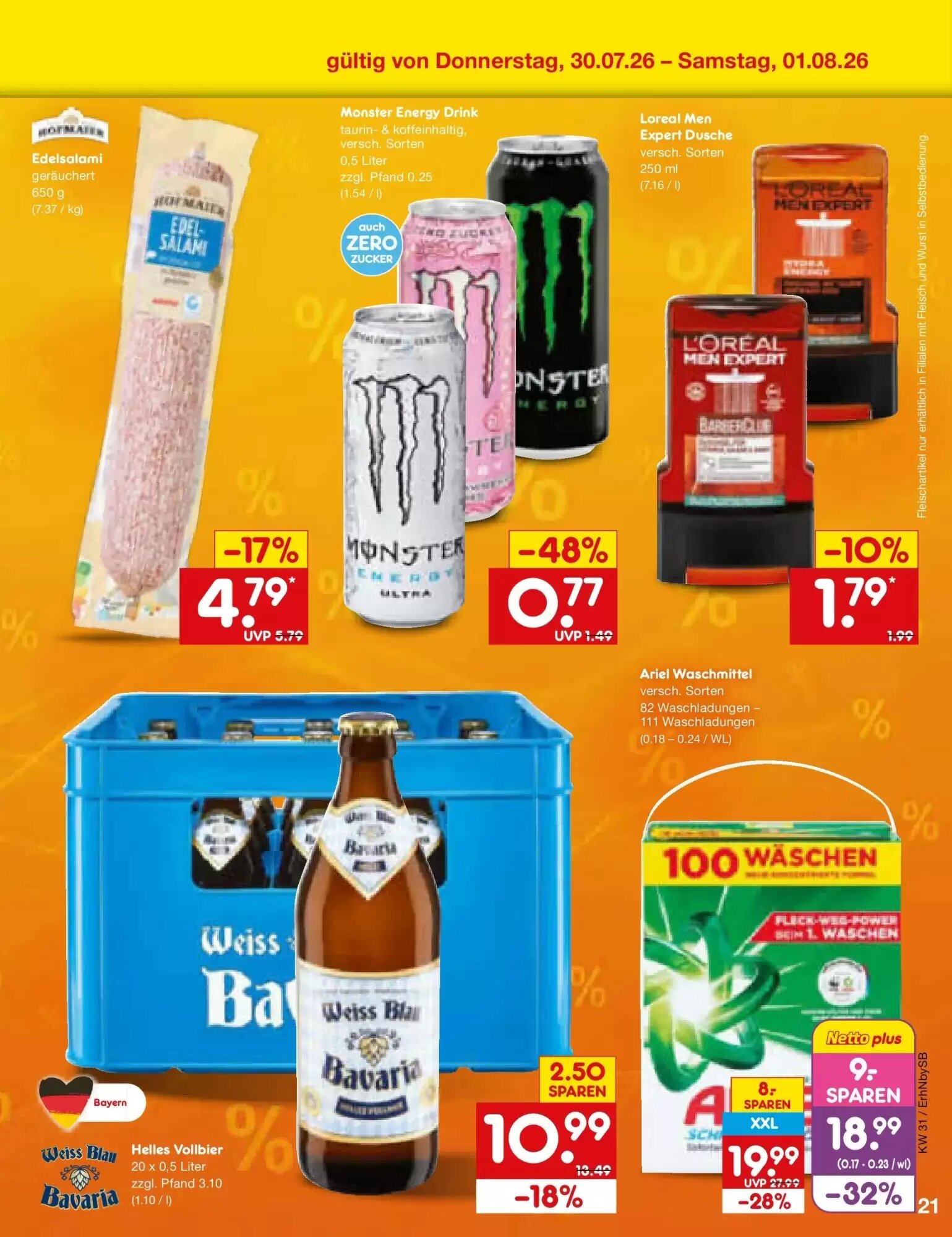 Netto Marken-Discount Prospekt (ab 27.07.2026) zum Blättern - Seite 33